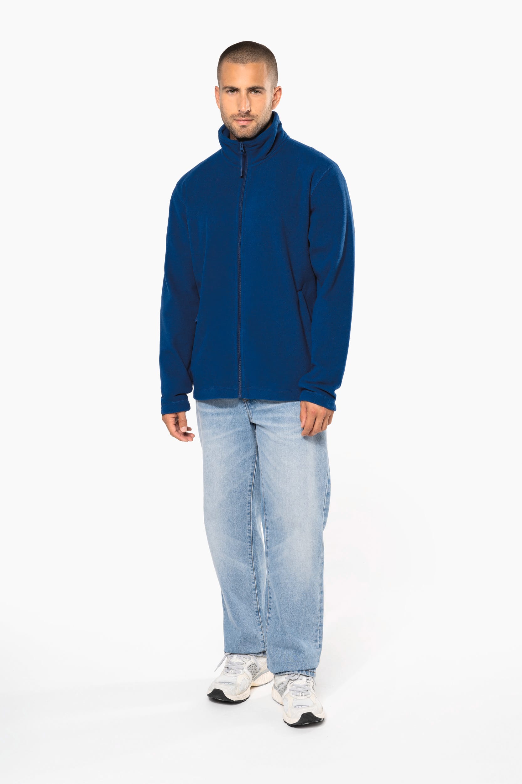 Mikrofleece-Jacke mit Reißverschluss für Herren