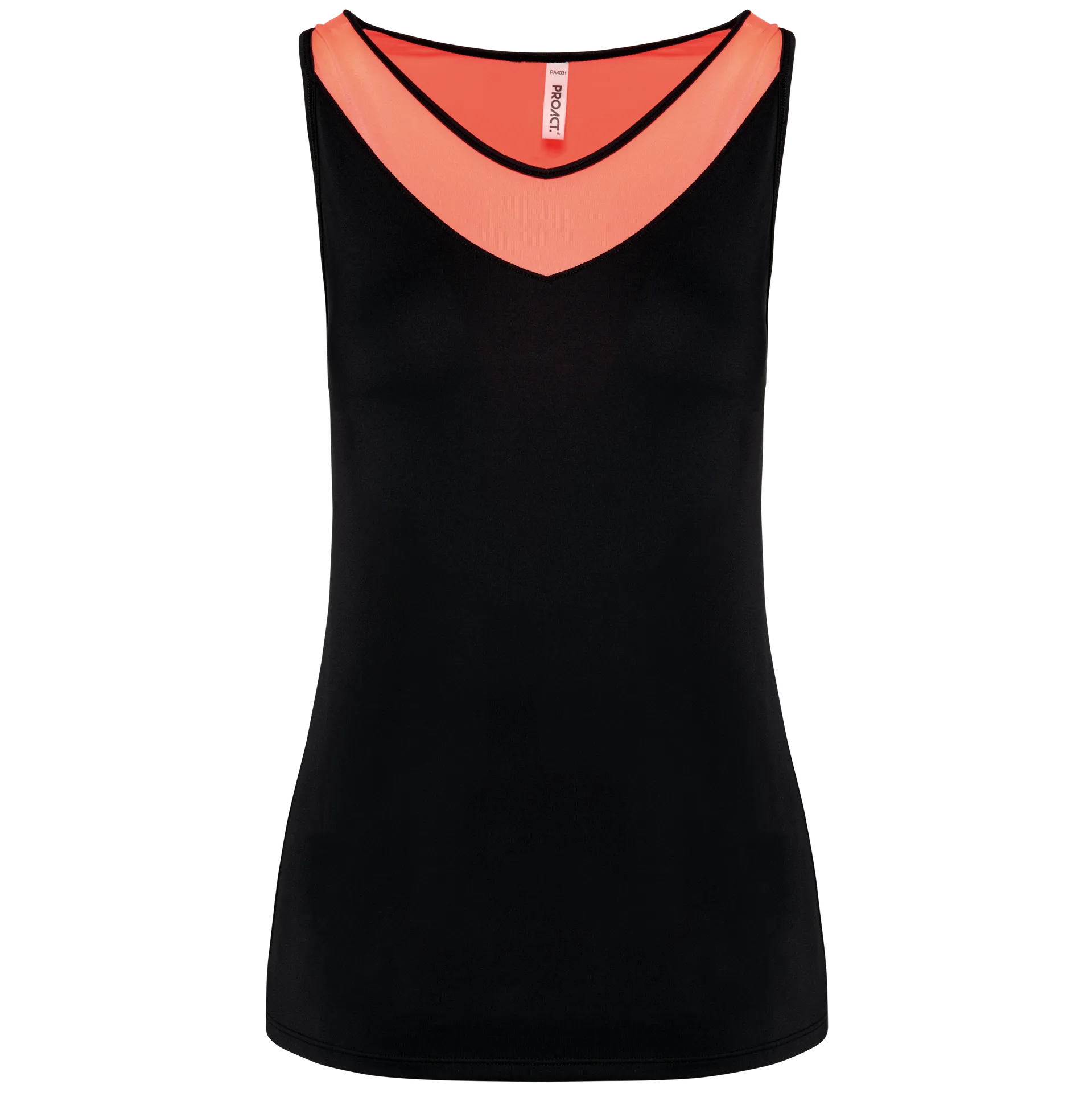 Zweifarbiges Padel-Damentop