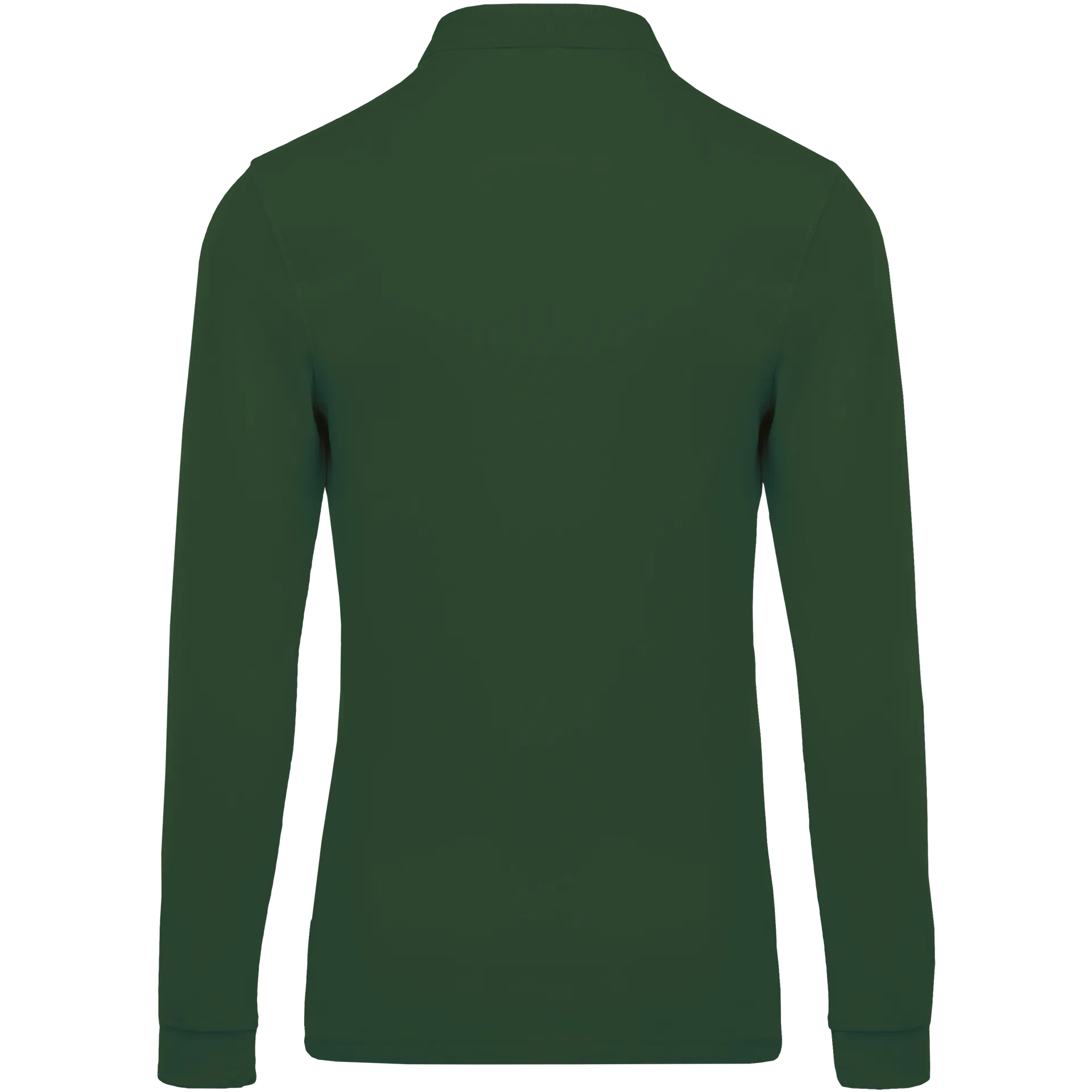 Herren Langarm-Polohemd. Baumwollpiqué