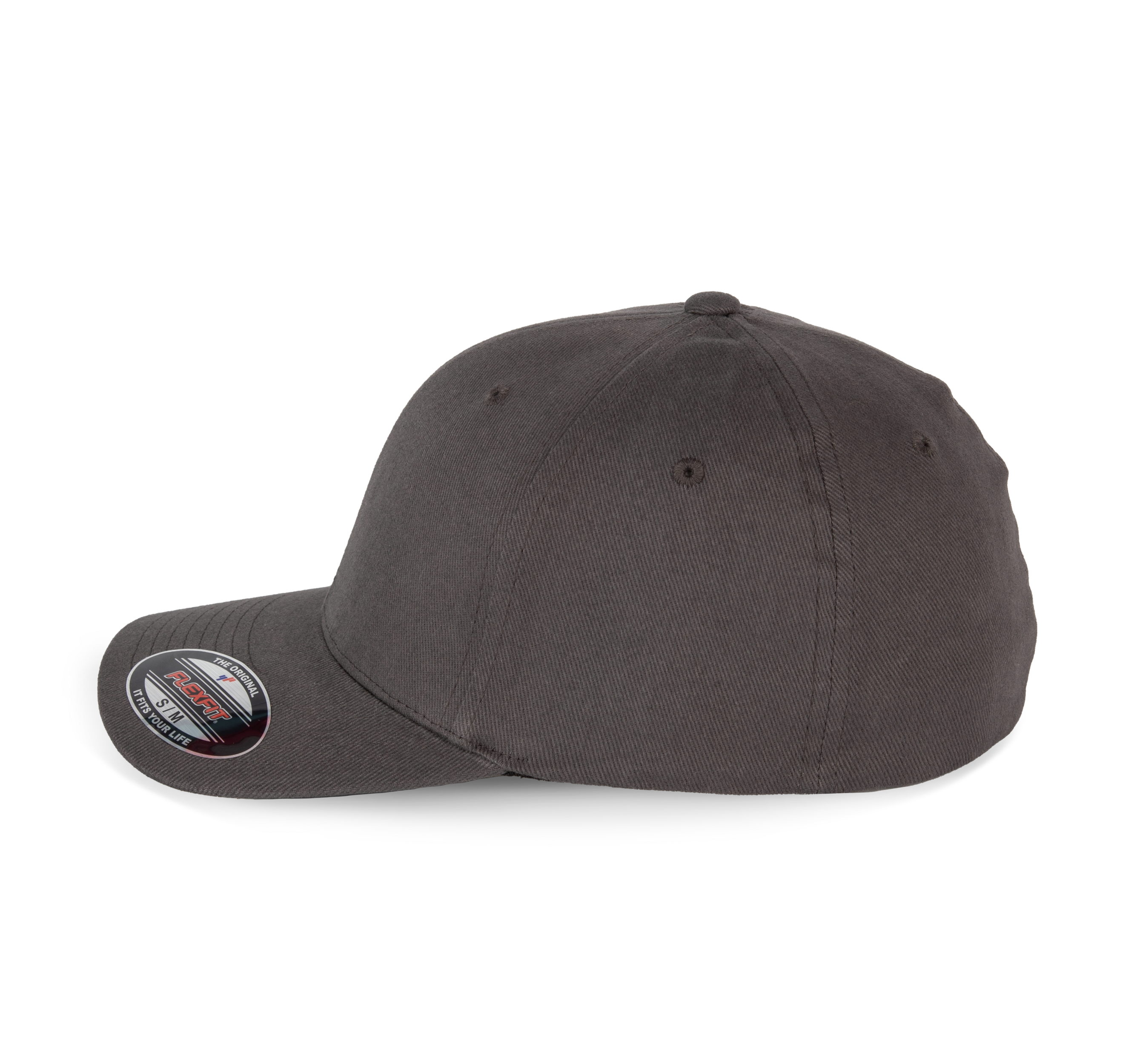 6-Panel Flexfit  Schirmmütze - Gebürstete Baumwolle