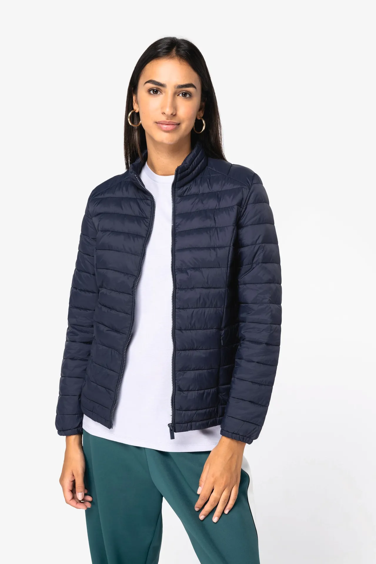 Leichte umweltfreundliche Damen Steppjacke