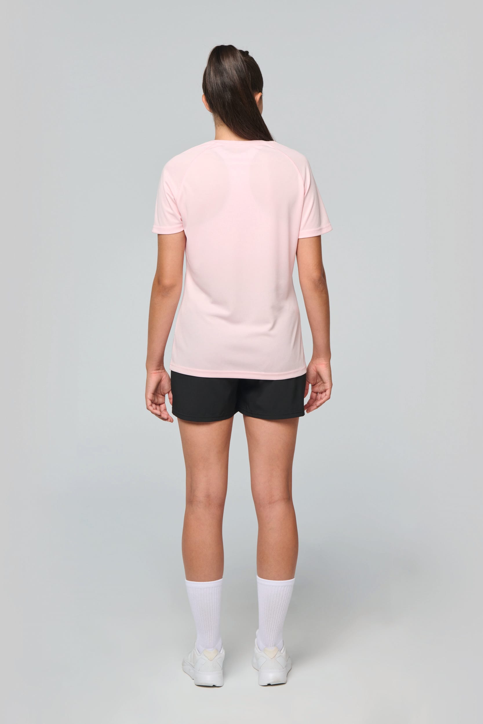 Damen Basic Sport Funktionsshirt Kurzarm