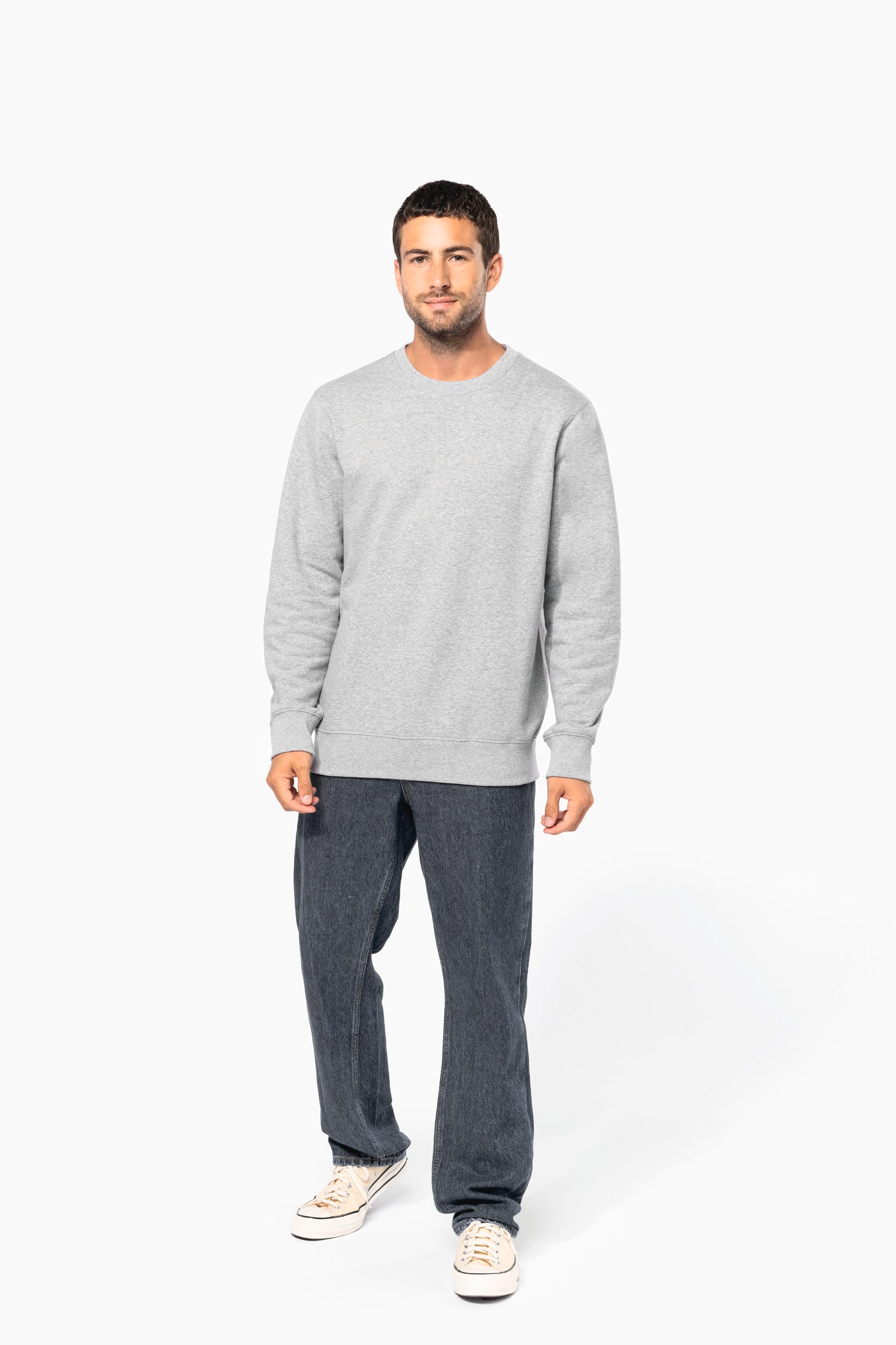 Unisex-Sweatshirt mit Rundhalsausschnitt 80/20