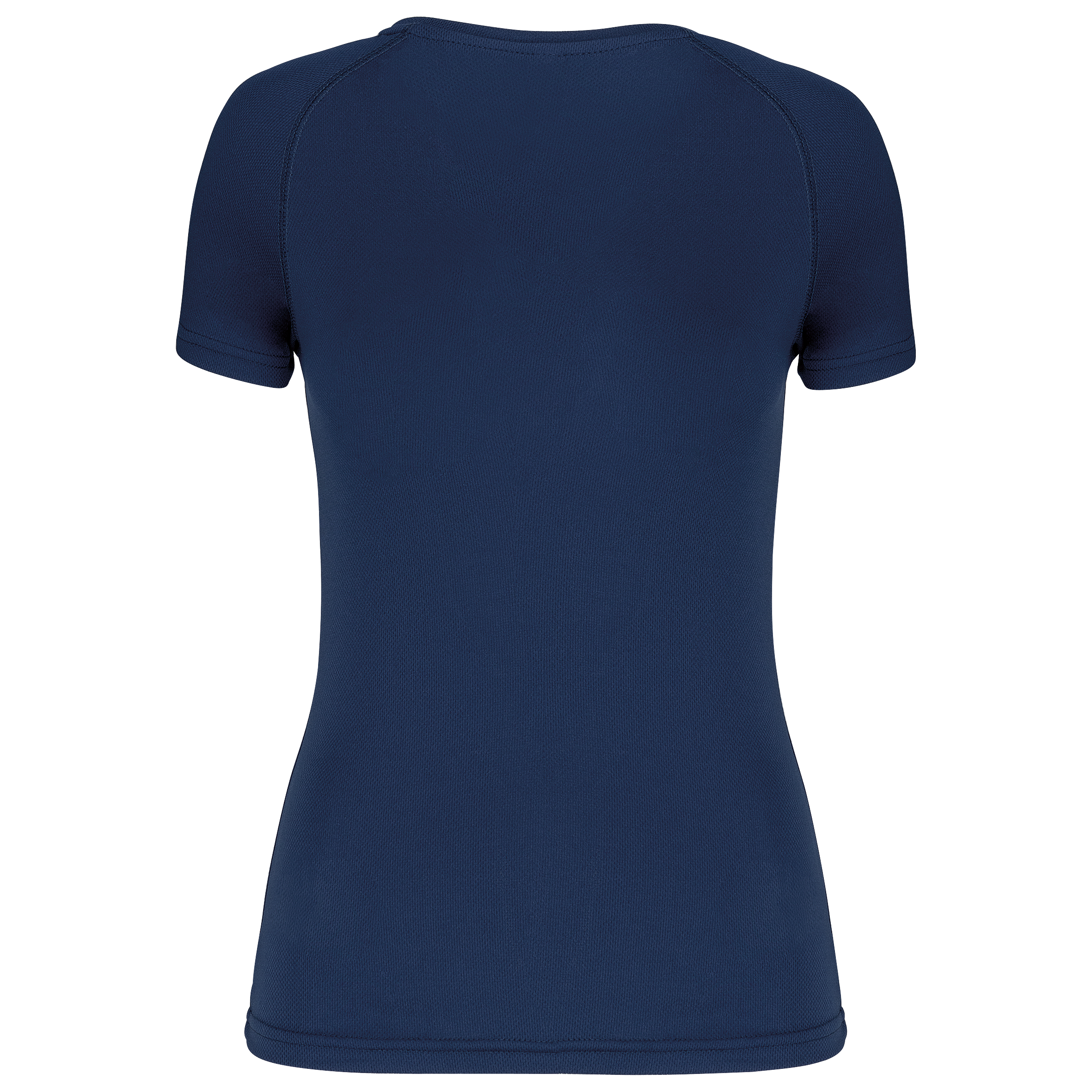 Damen Kurzarm-Sportshirt mit V-Ausschnitt