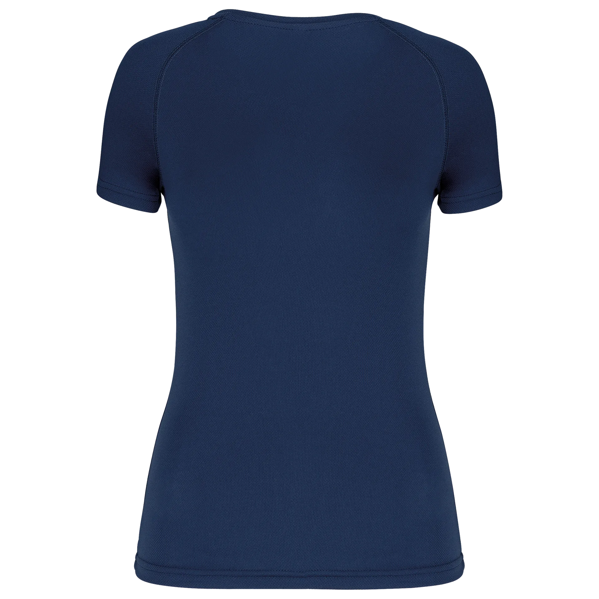 Damen Kurzarm-Sportshirt mit V-Ausschnitt