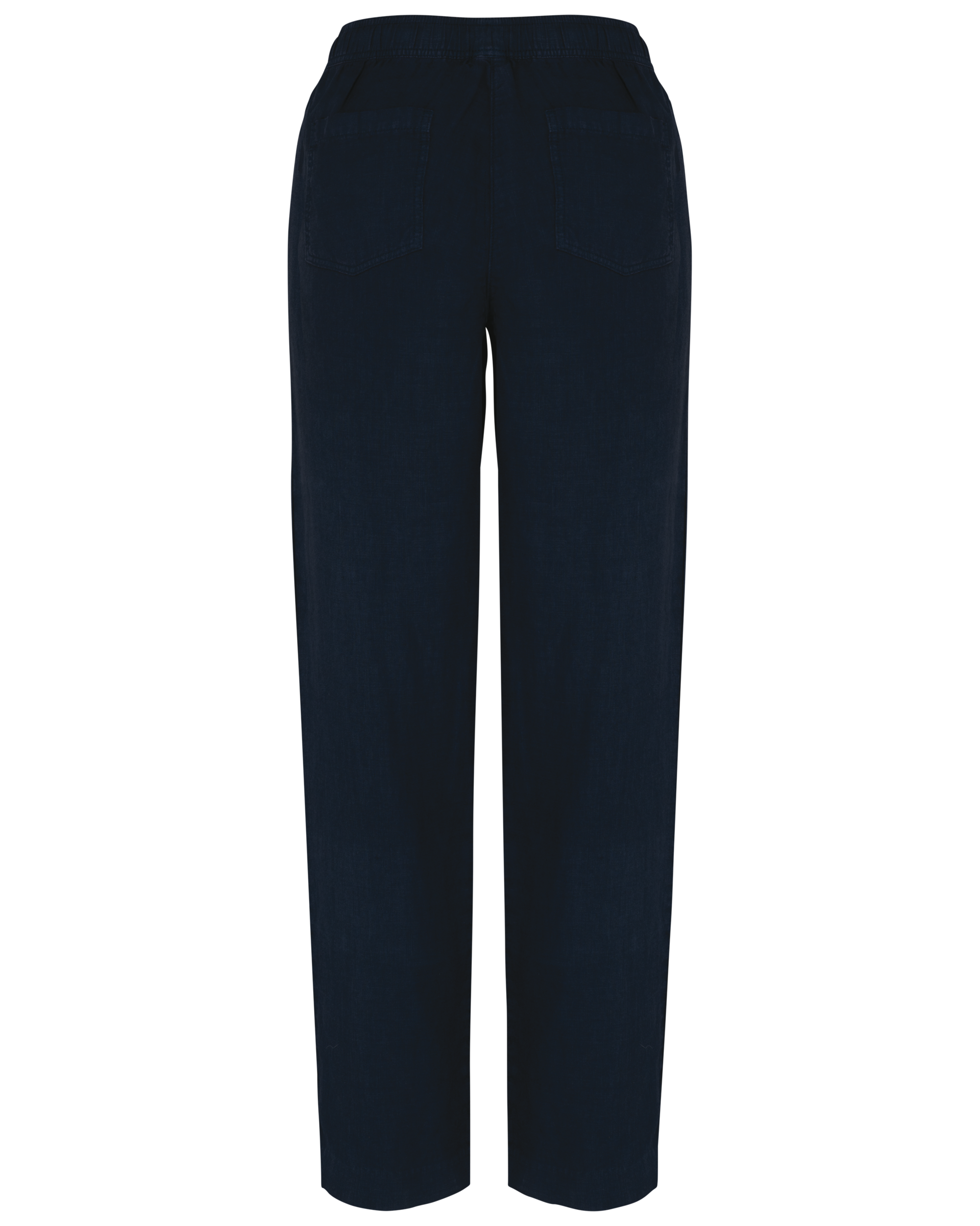 Ausgewaschene Damenhose aus Leinen