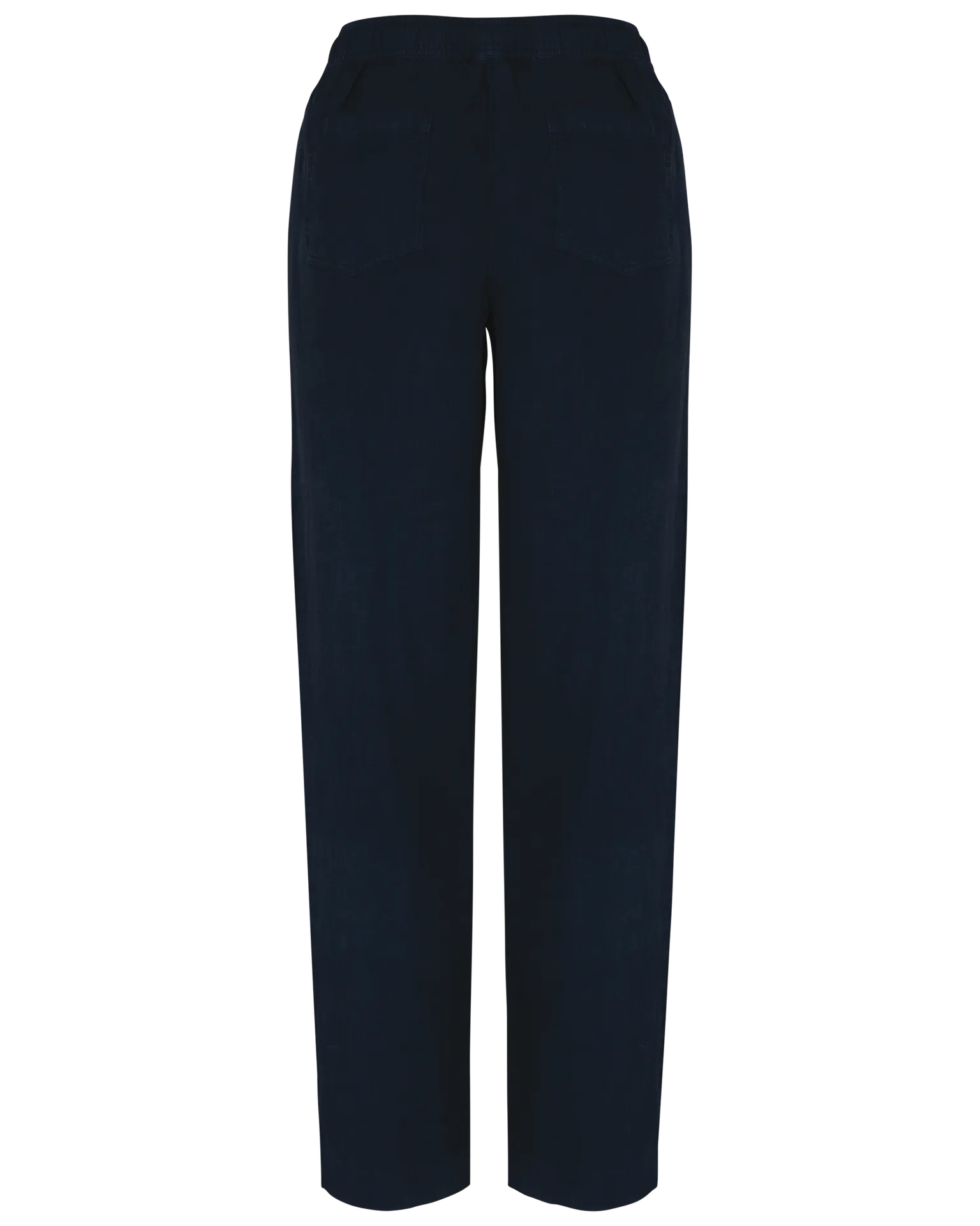 Ausgewaschene Damenhose aus Leinen