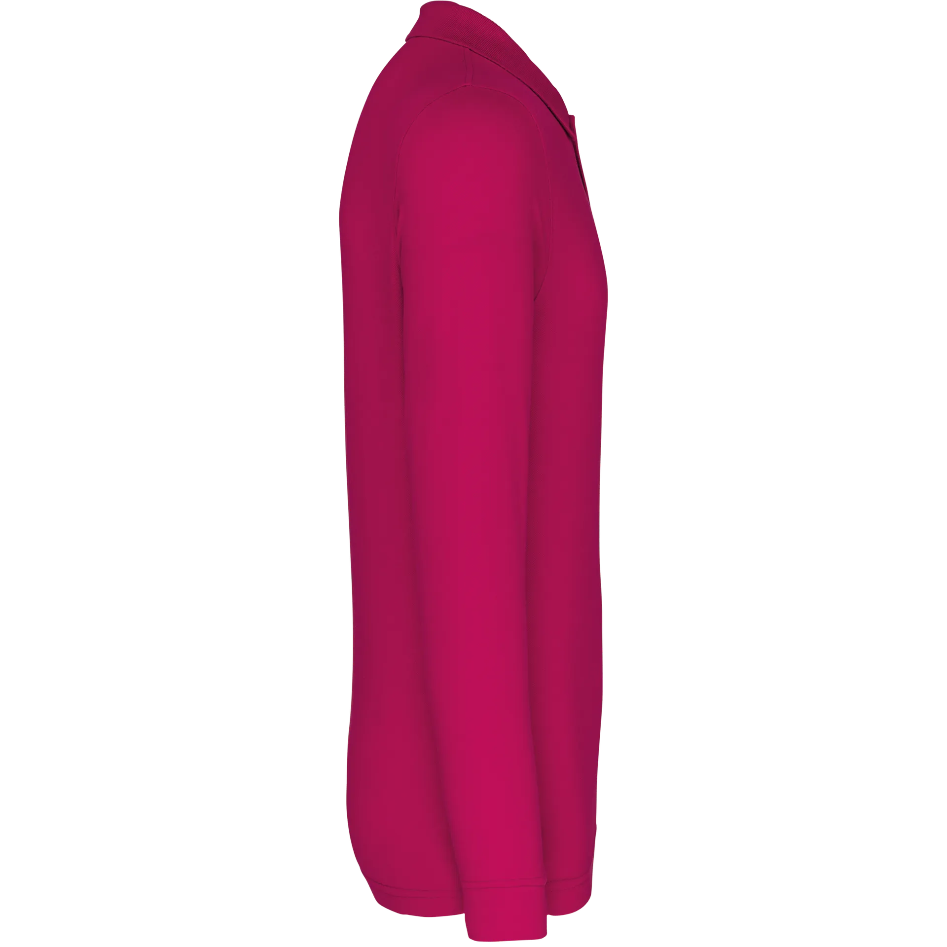 Herren Langarm-Polohemd. Baumwollpiqué