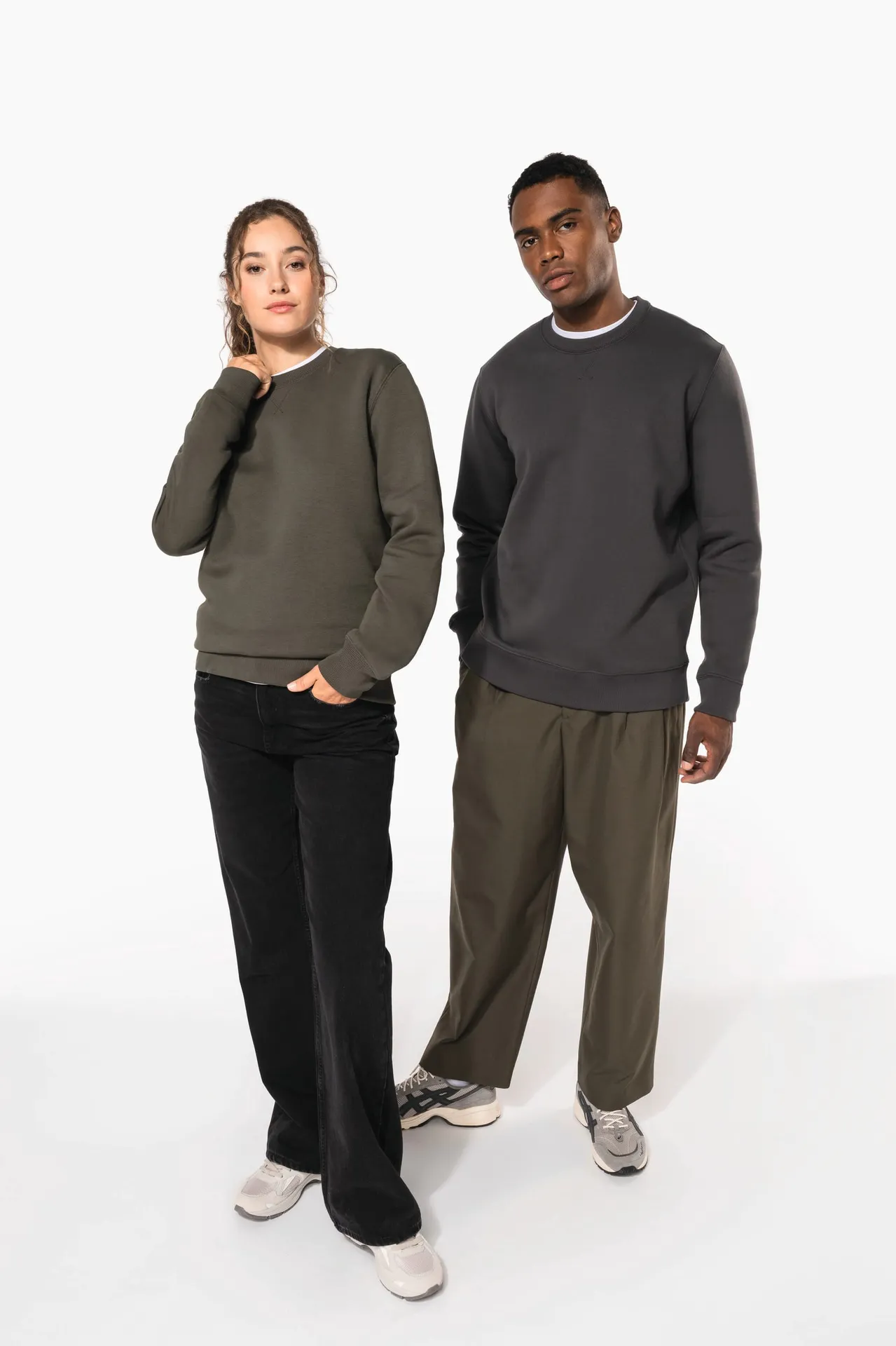 Sweatshirt Rundhalsausschnitt