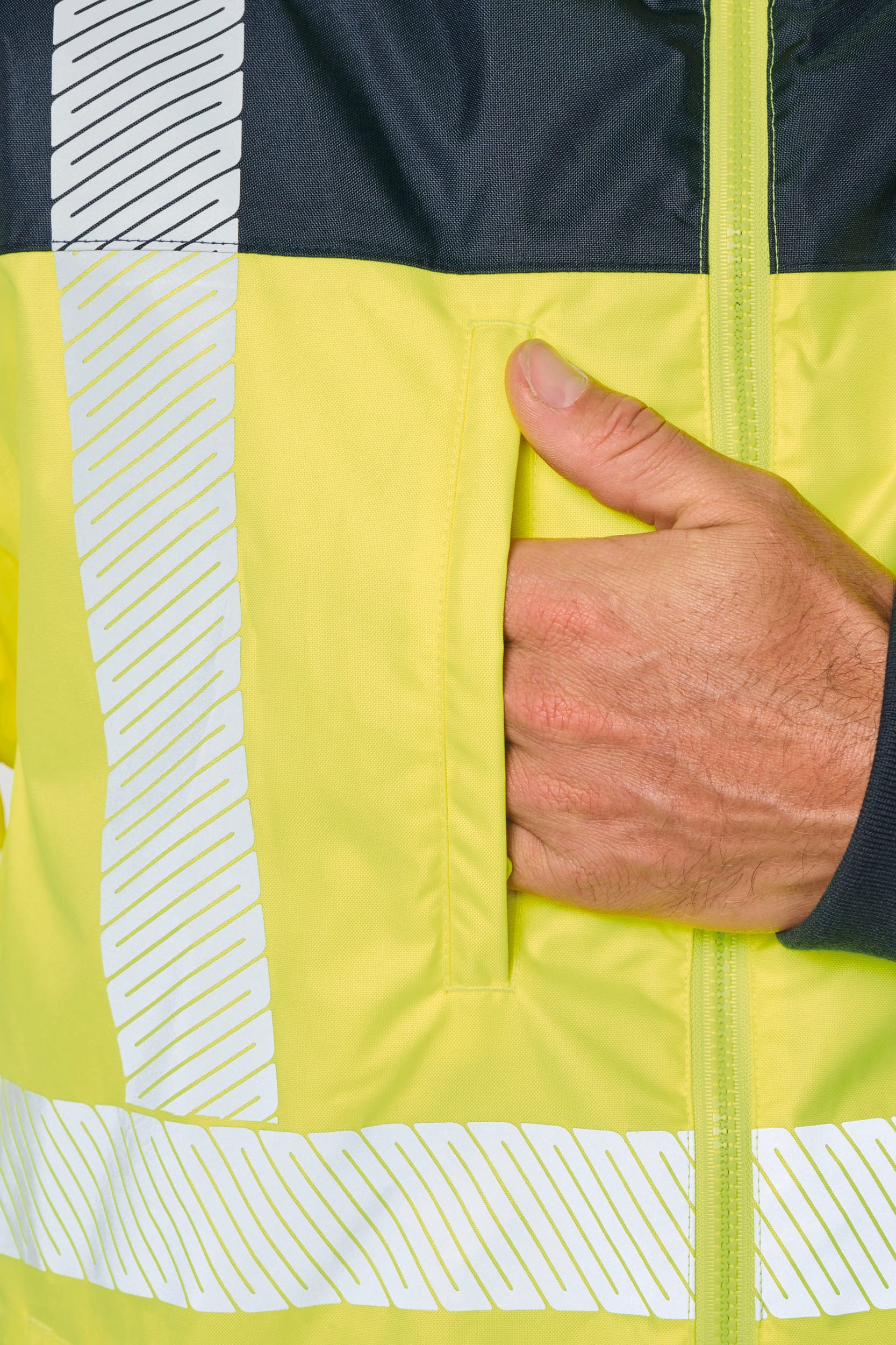 Recycelter Sicherheitsparka 4 in 1