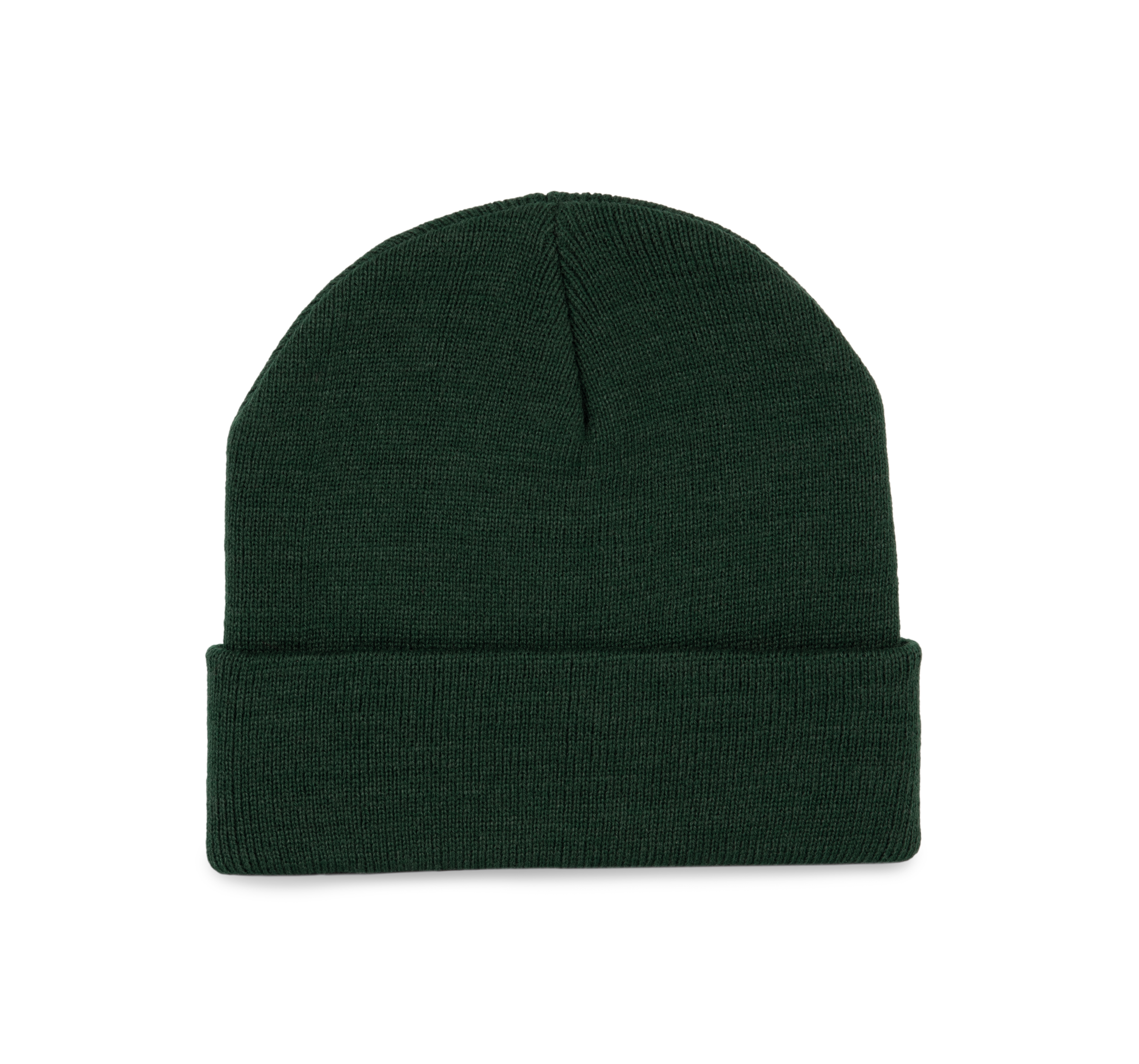 Recycelte Mütze mit Strickumschlag