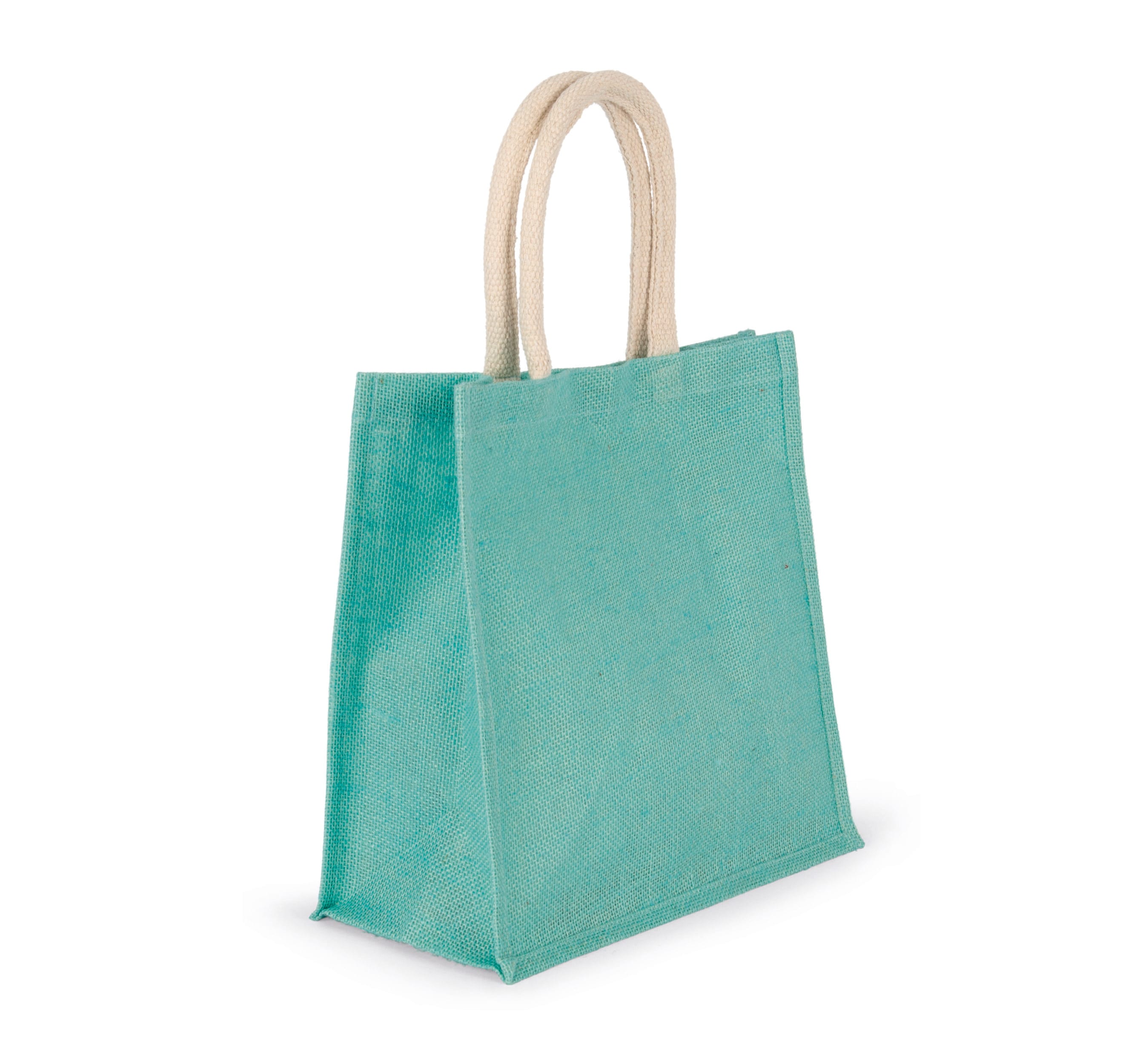 Jutetasche im Cabas-Stil Groß