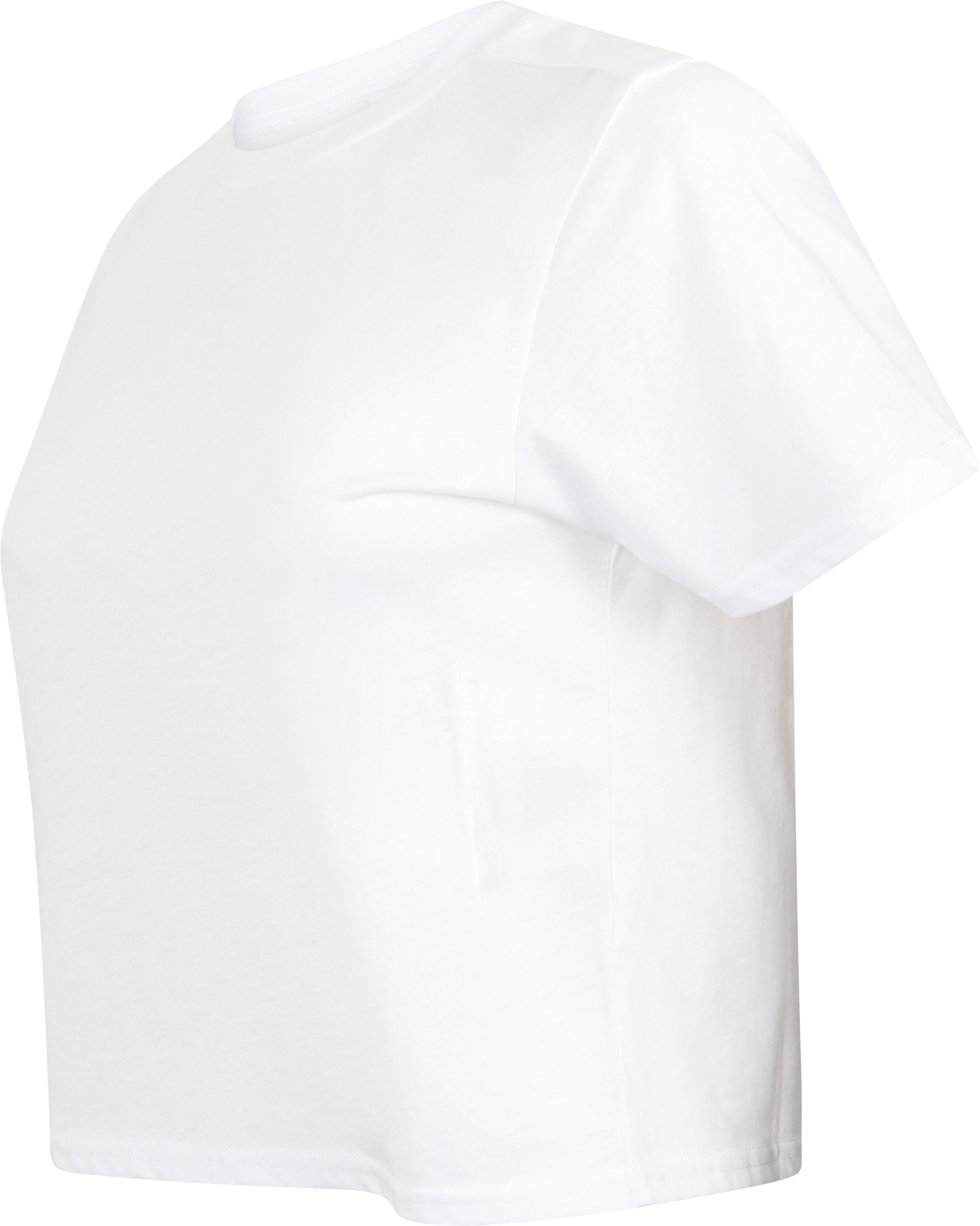 Kurzes, eckig geschnittenes damen-t-shirt