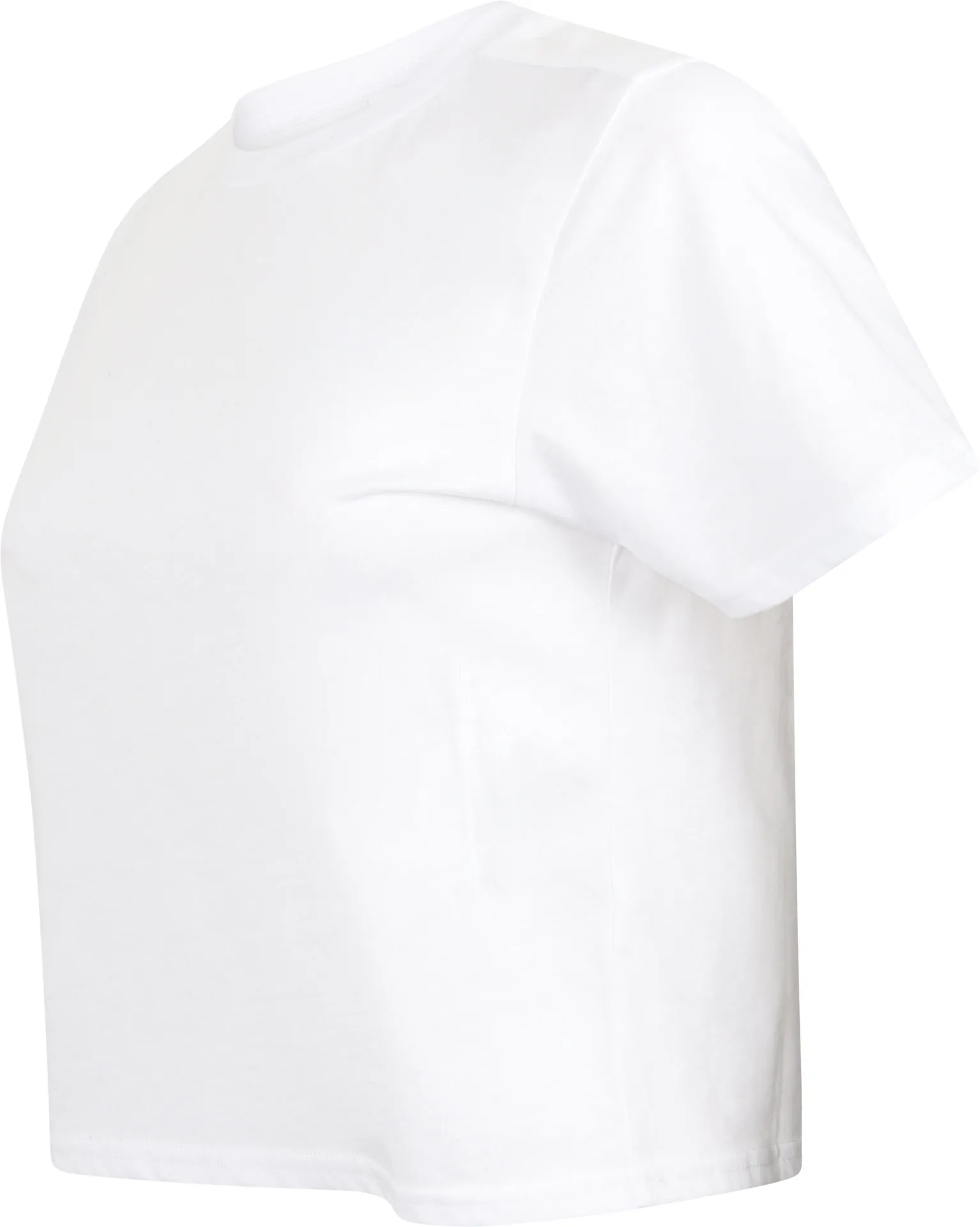 Kurzes, eckig geschnittenes damen-t-shirt