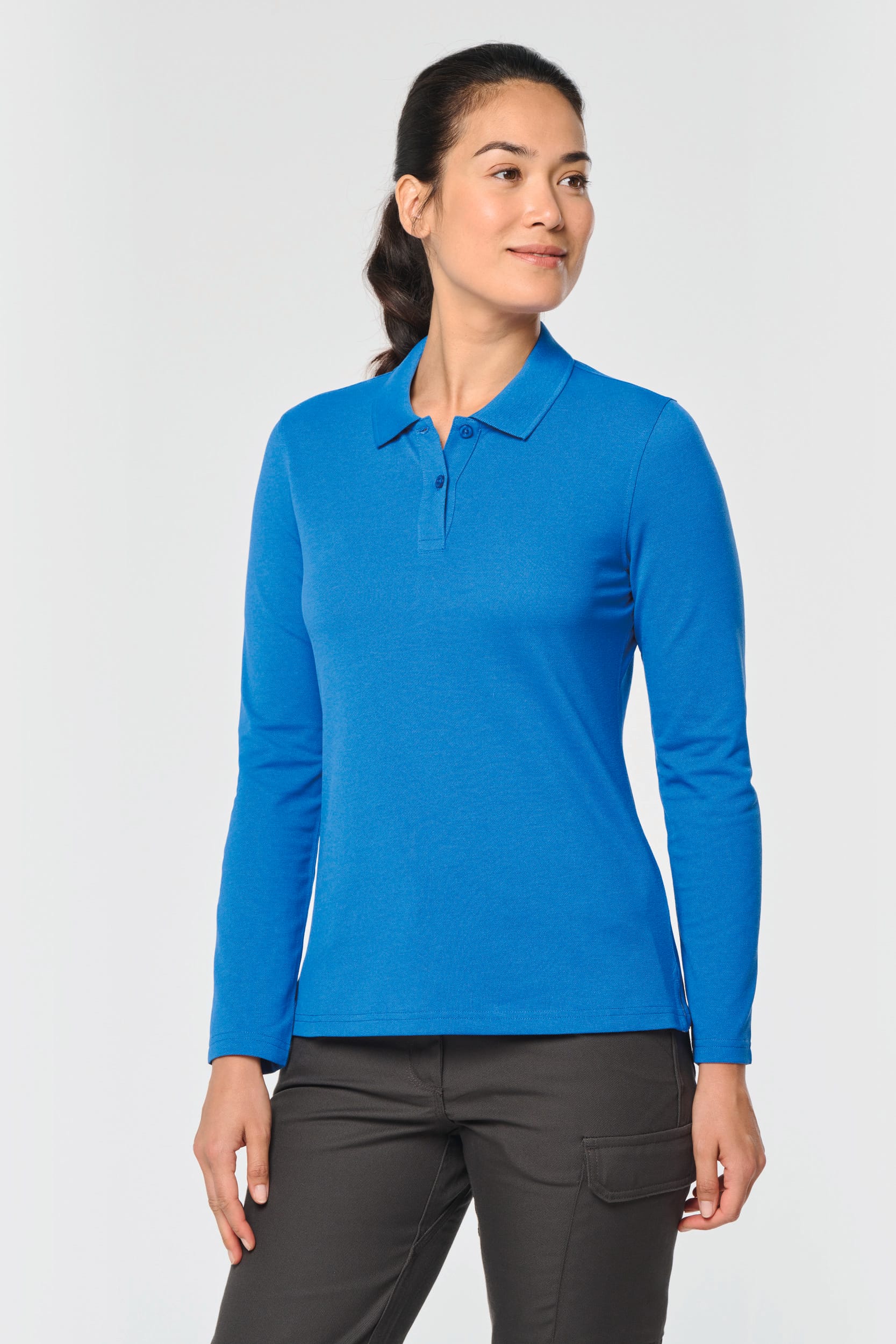 Langarm-Polohemd für Damen