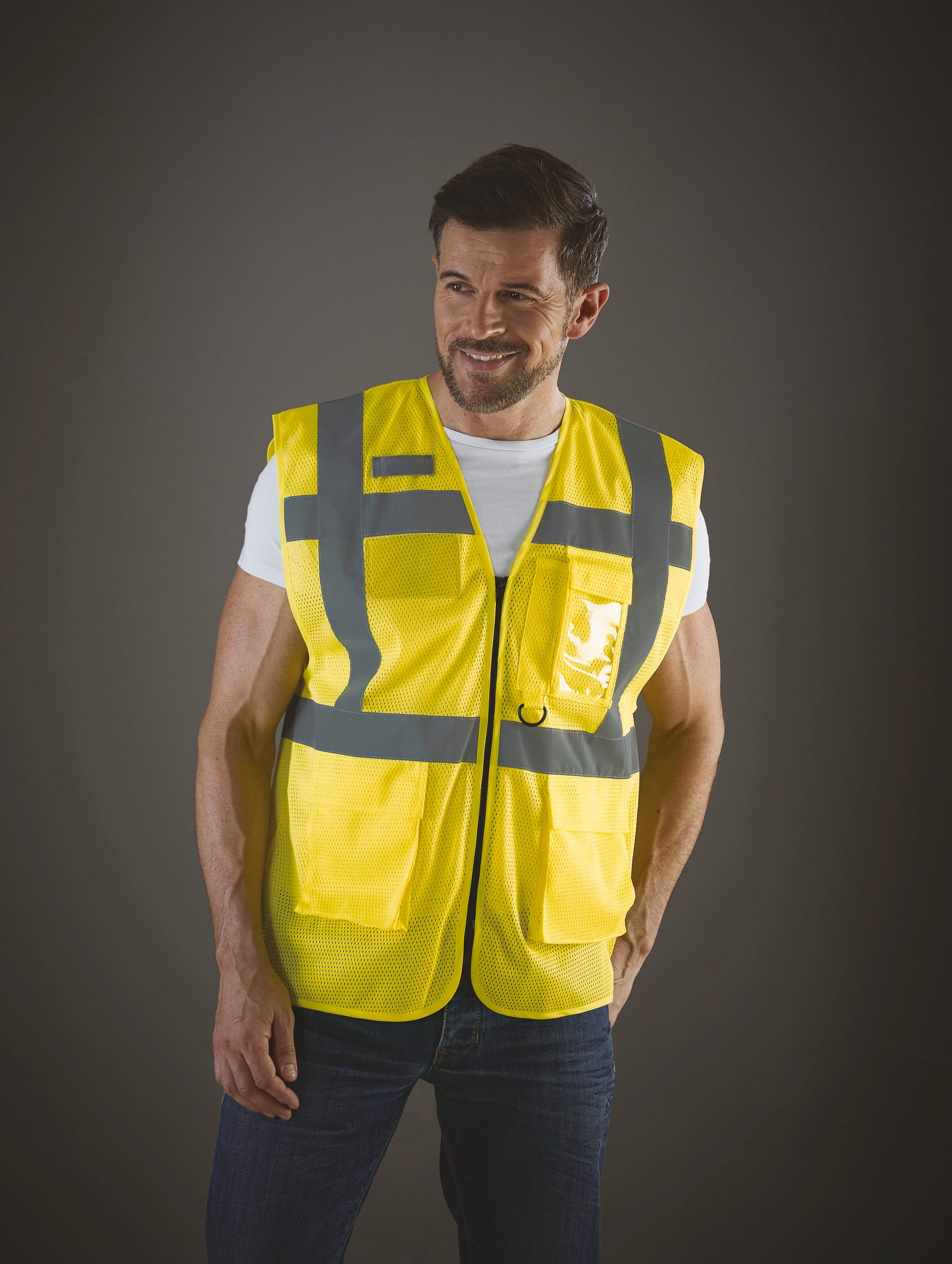 Top Cool - Hi-Vis mesh executive waistcoat