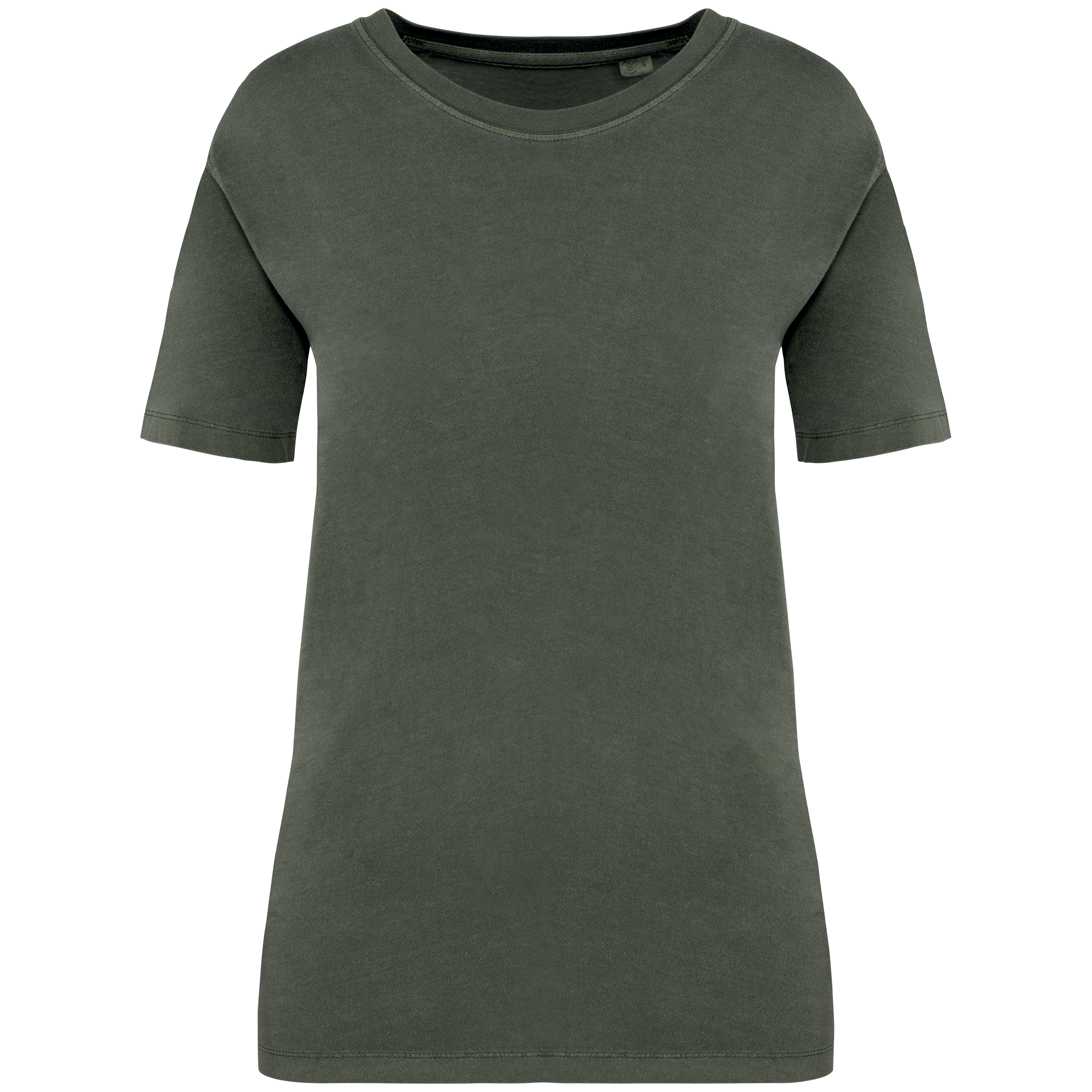 Ausgewaschenes Damen-T-Shirt Ausgewaschenes Damen-T-Shirt