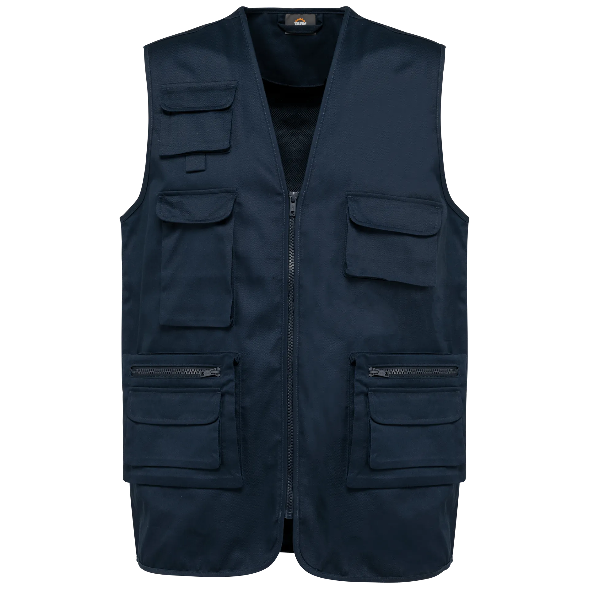 Gefütterte Unisex-Weste aus  Baumwollpolyester