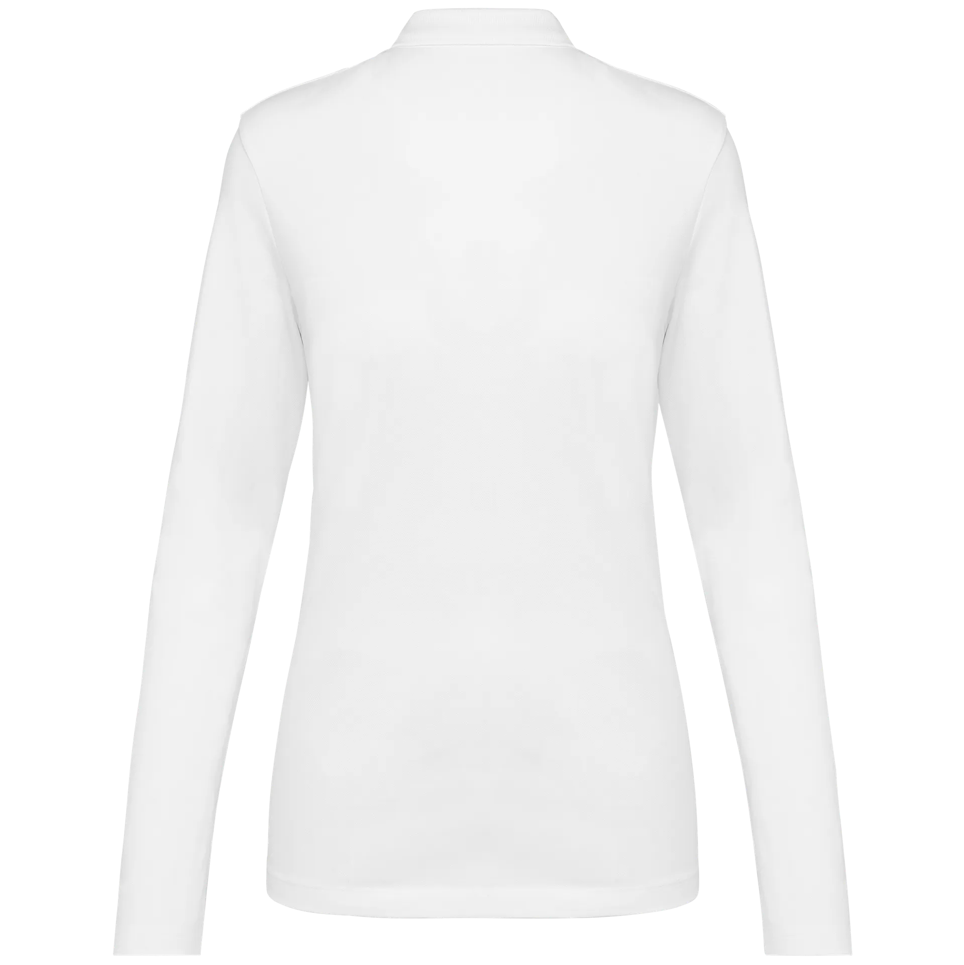 Supima® Damen-Polohemd mit langen Ärmeln