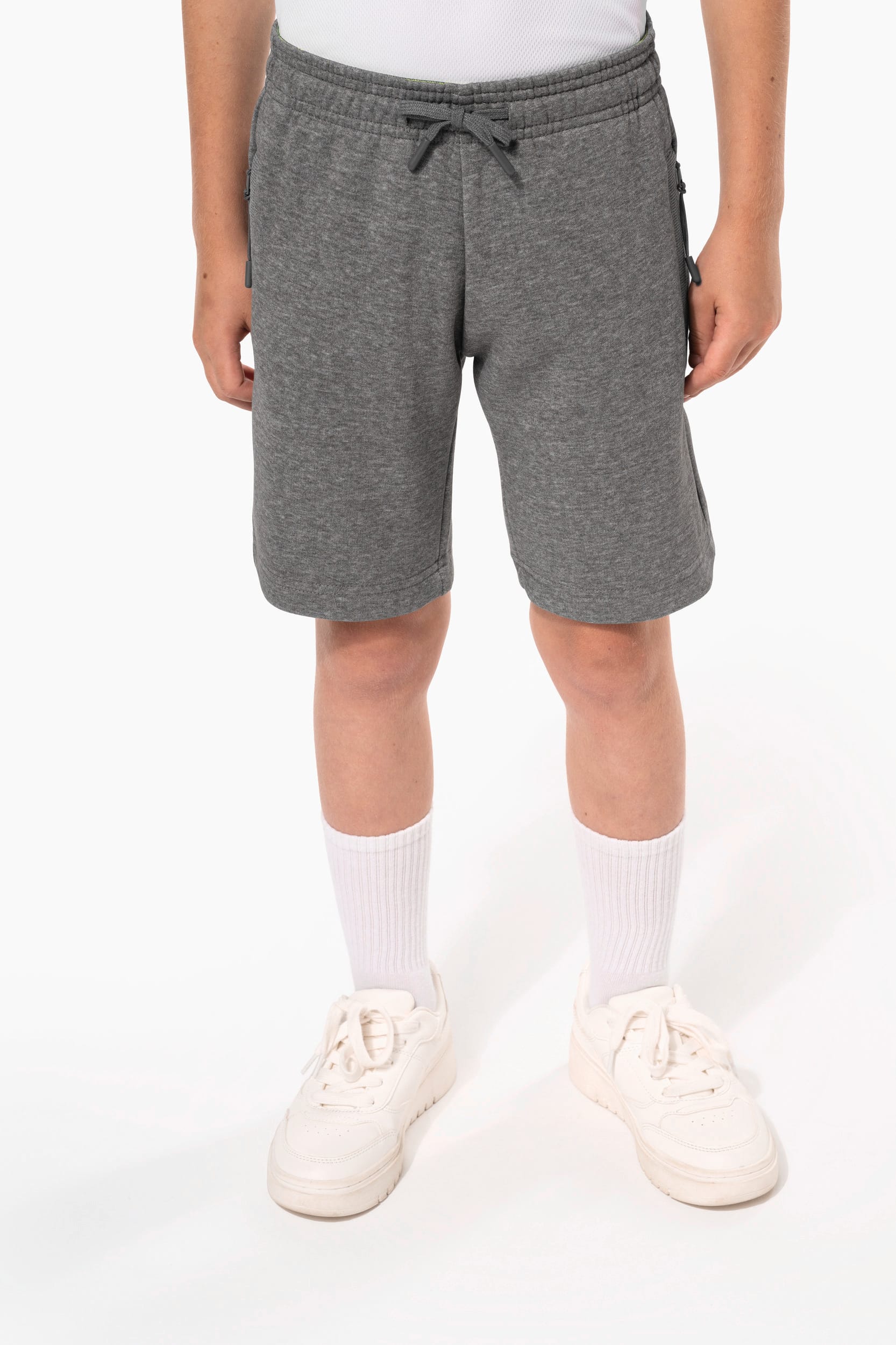 Multisport-Bermuda-Shorts aus Fleece für Kinder