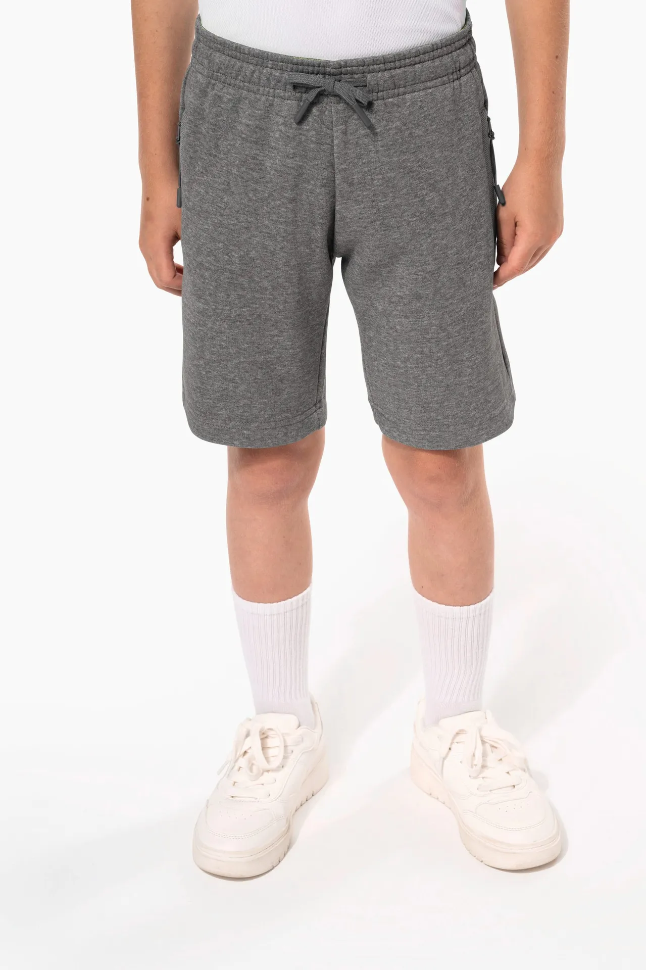 Multisport-Bermuda-Shorts aus Fleece für Kinder