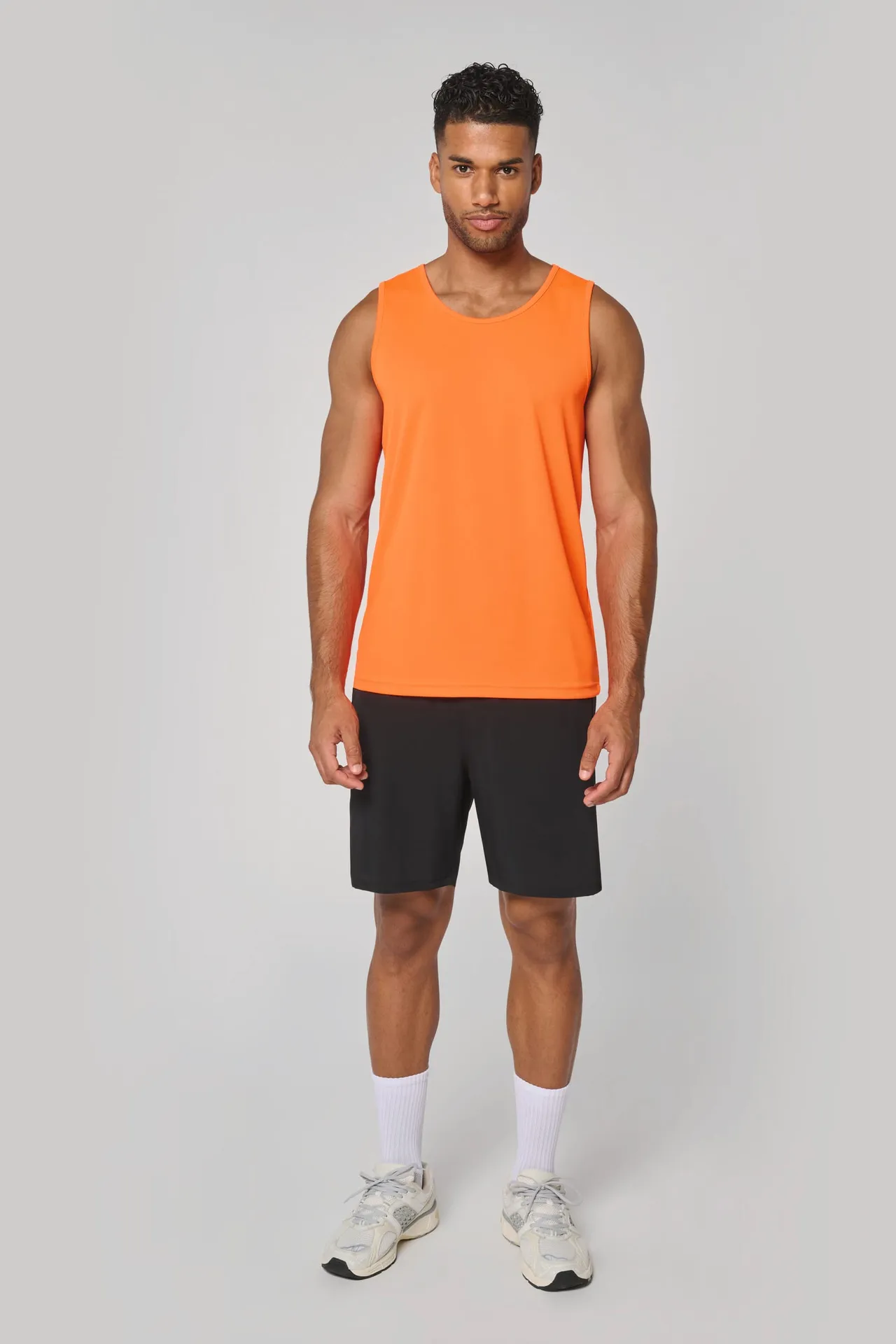 Herren Basic Sport Funktionsshirt ärmellos