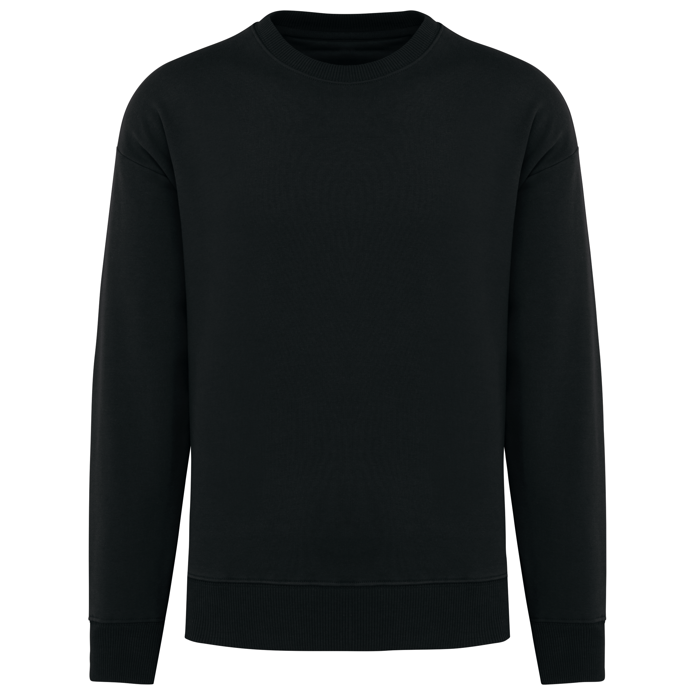 Umweltfreundliches Oversize Unisex-Sweatshirt mit Rundhalsausschnitt