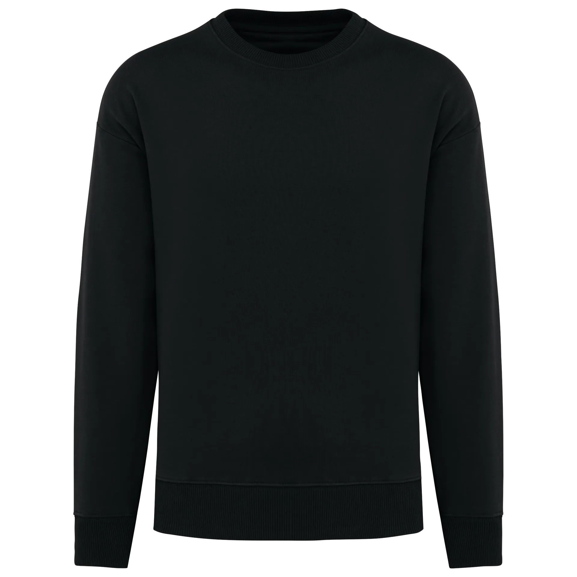 Umweltfreundliches Oversize Unisex-Sweatshirt mit Rundhalsausschnitt