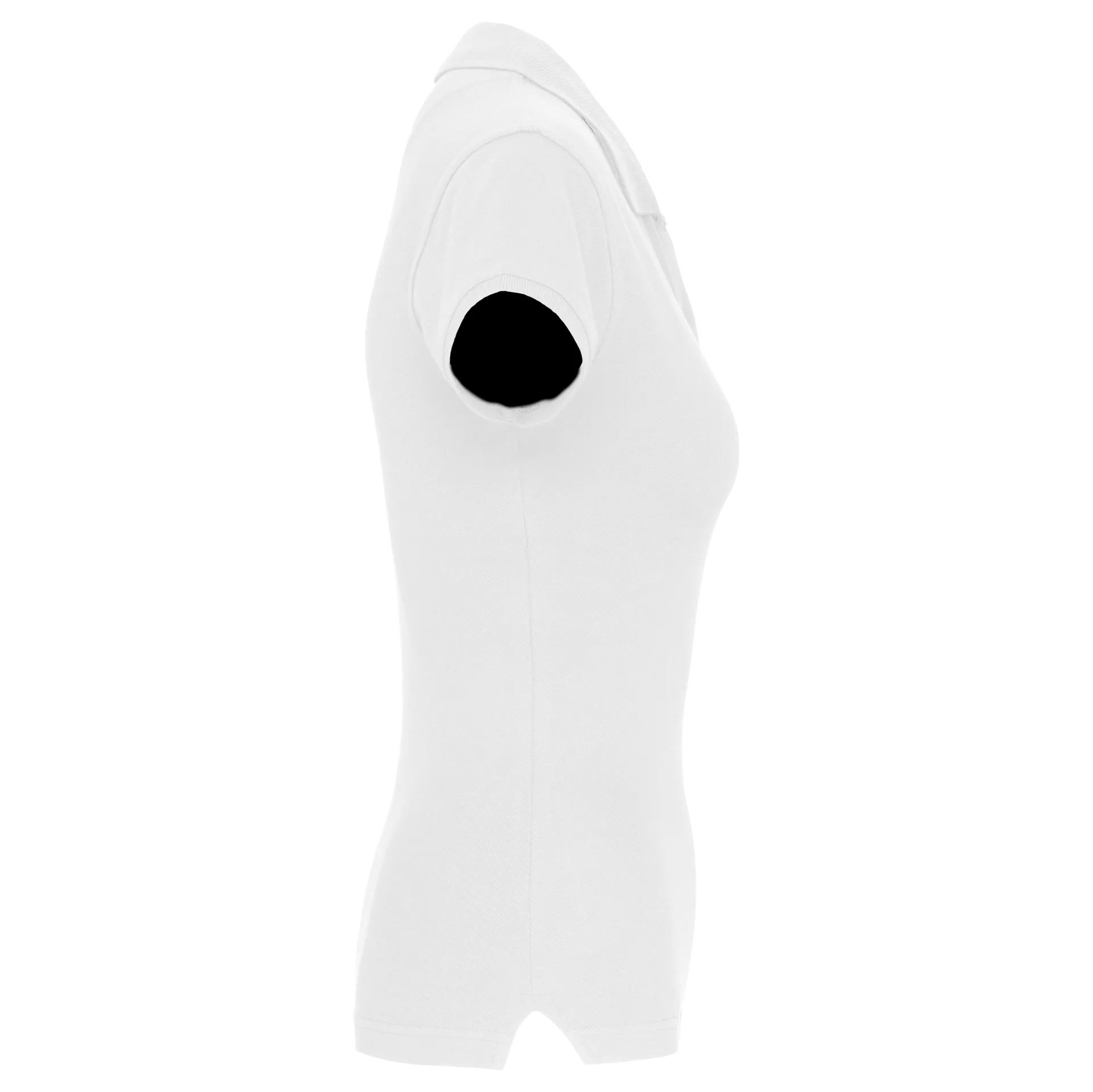 Kurzarm-Polohemd für Damen. Aus Baumwollpiqué