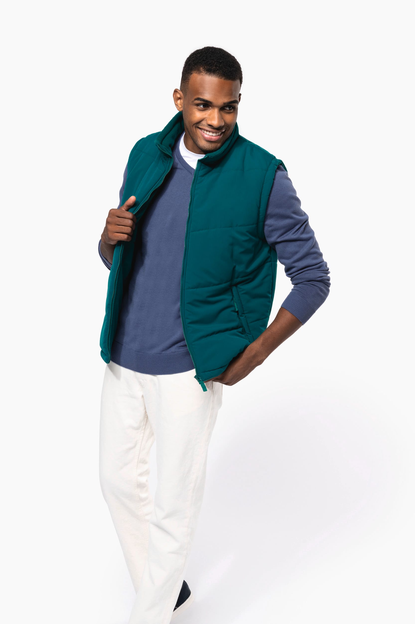 Bodywärmer mit Fleecefutter