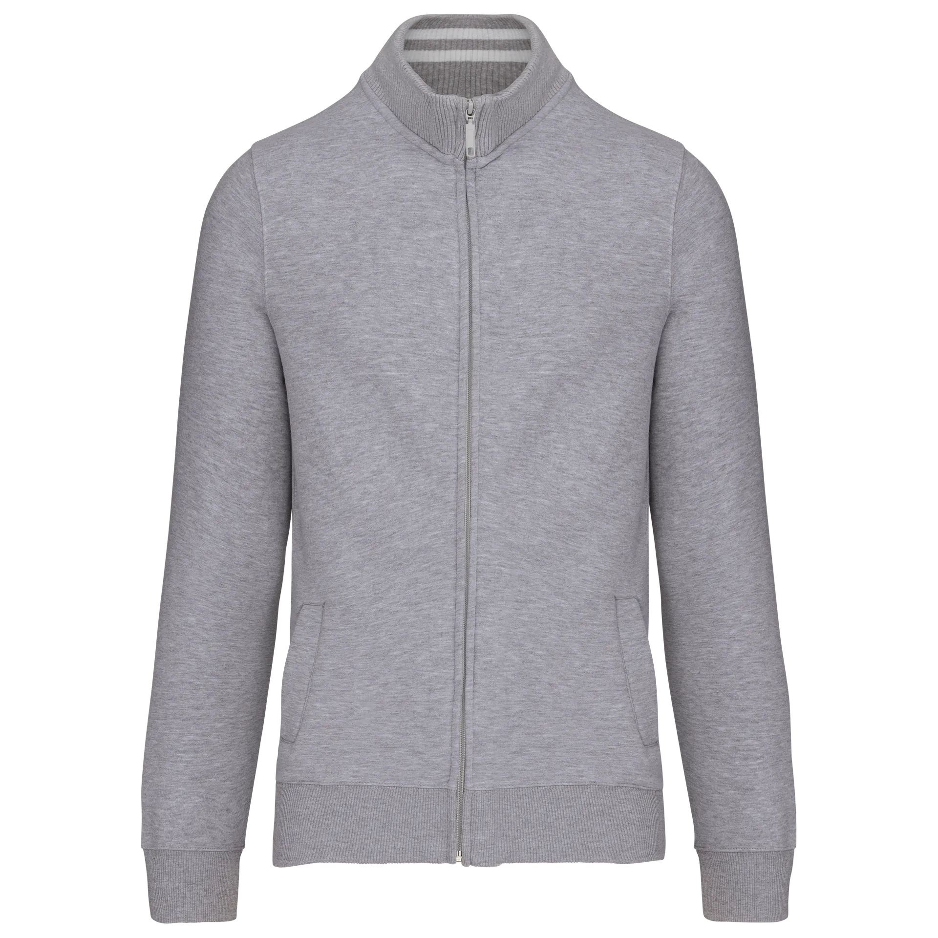 Herren Fleece-Sweater mit Reißverschluss