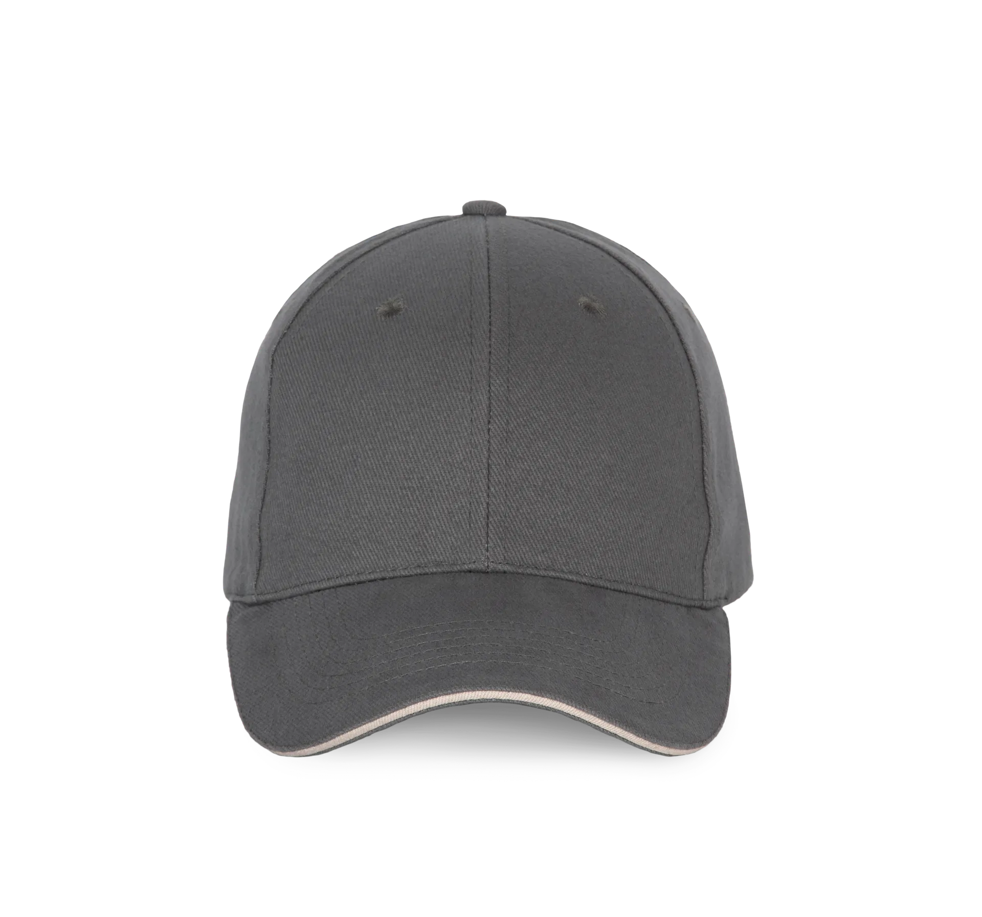 6-Panel-Kappe mit Kontrast-Sandwichschirm