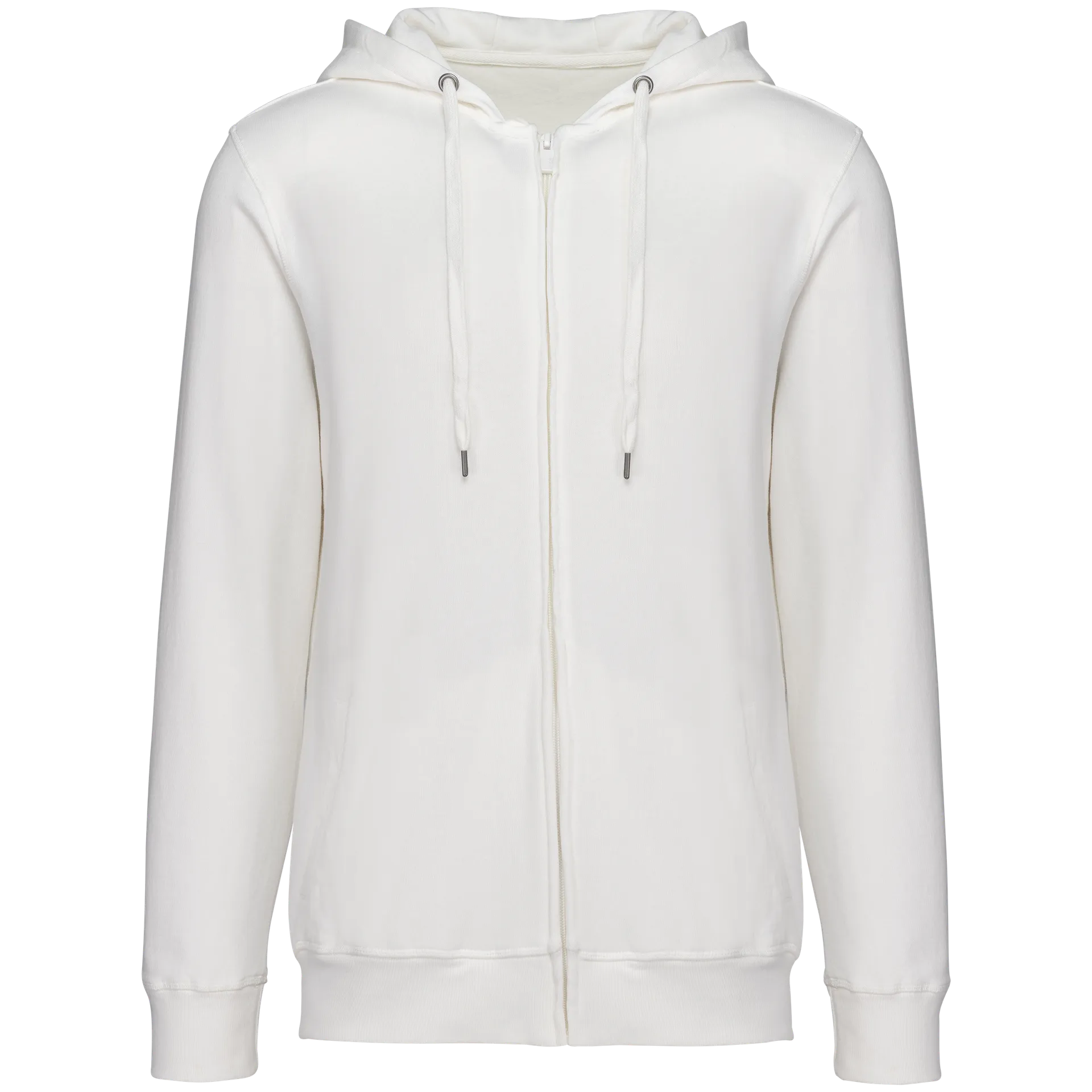 Umweltfreundliches Unisex-Kapuzensweatshirt aus French Terry mit Reißverschluss