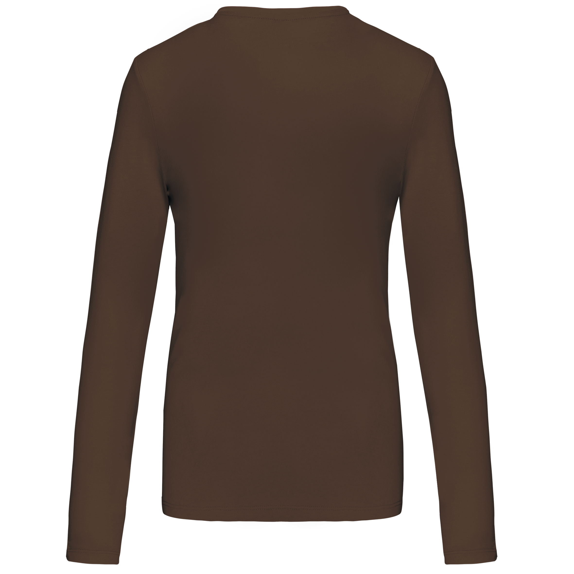 Ladies' long-sleeved crew neck T-shirt