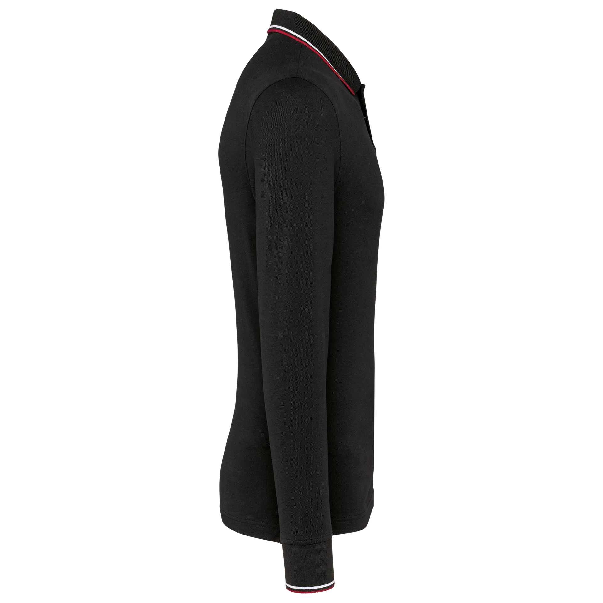 Langarm-Polohemd aus Piqué für Herren