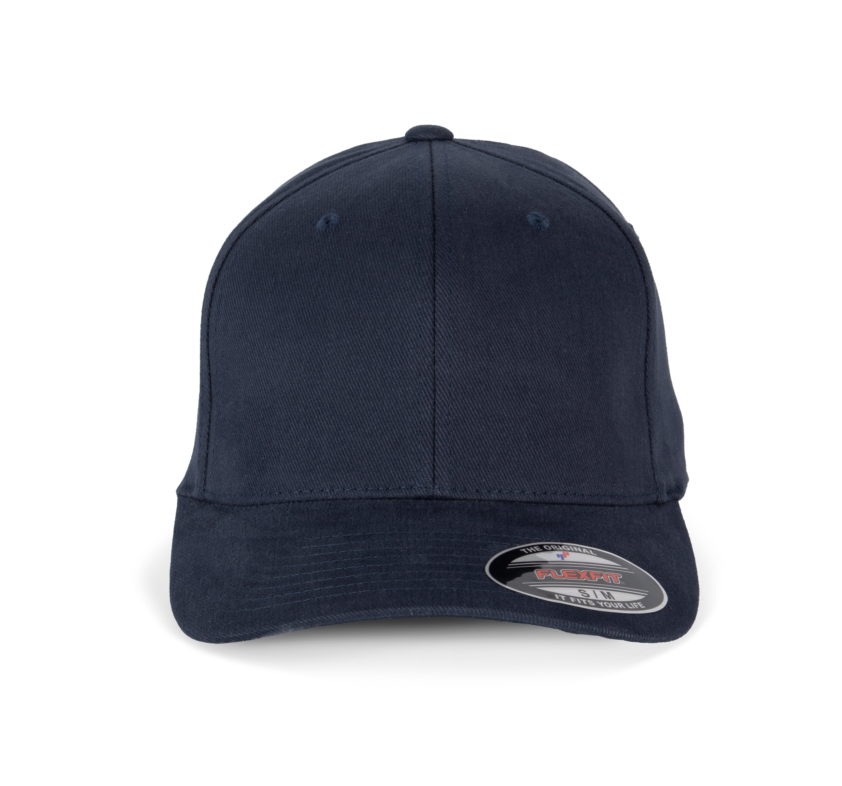 6-Panel Flexfit  Schirmmütze - Gebürstete Baumwolle