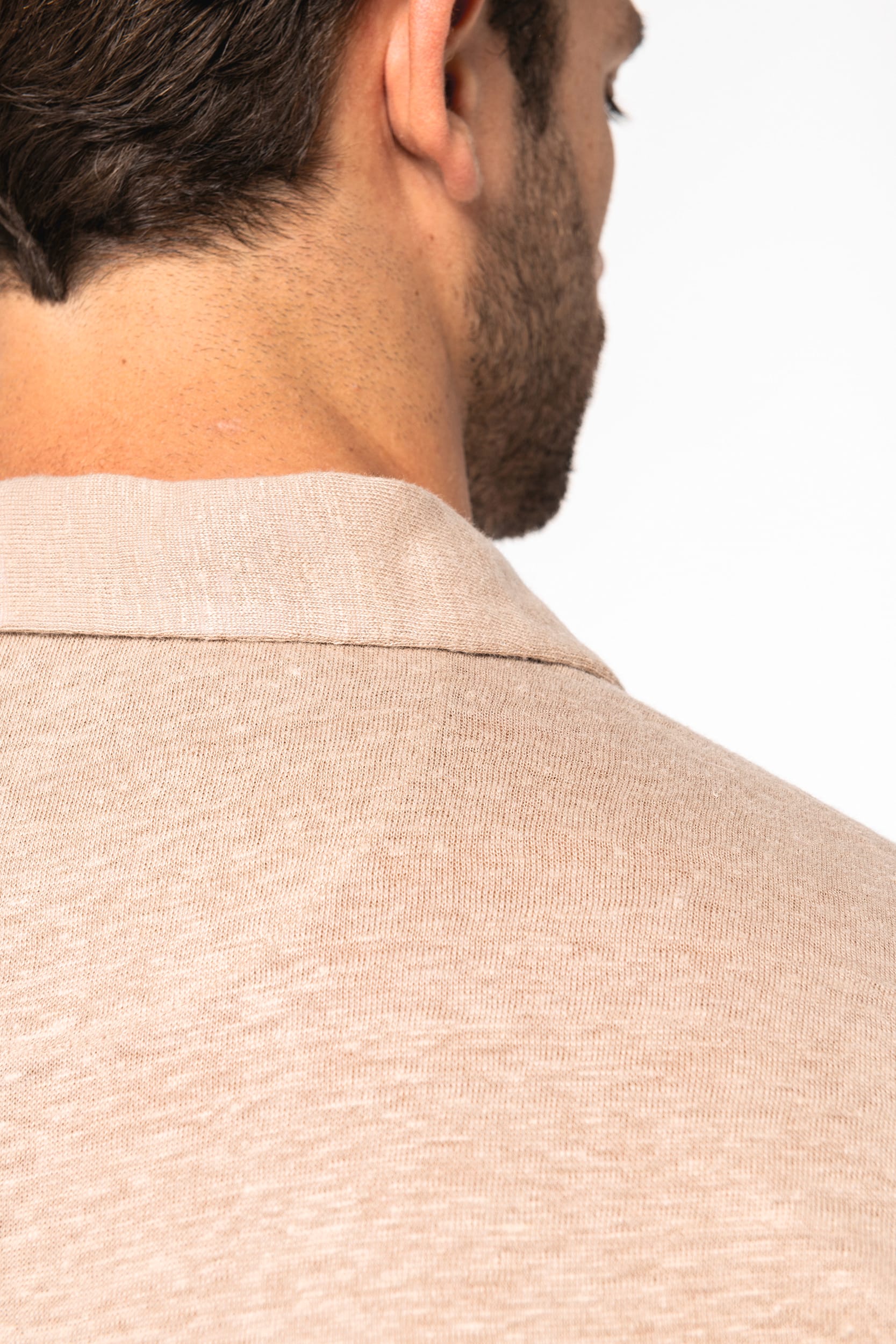 Herren-Polohemd aus Leinen