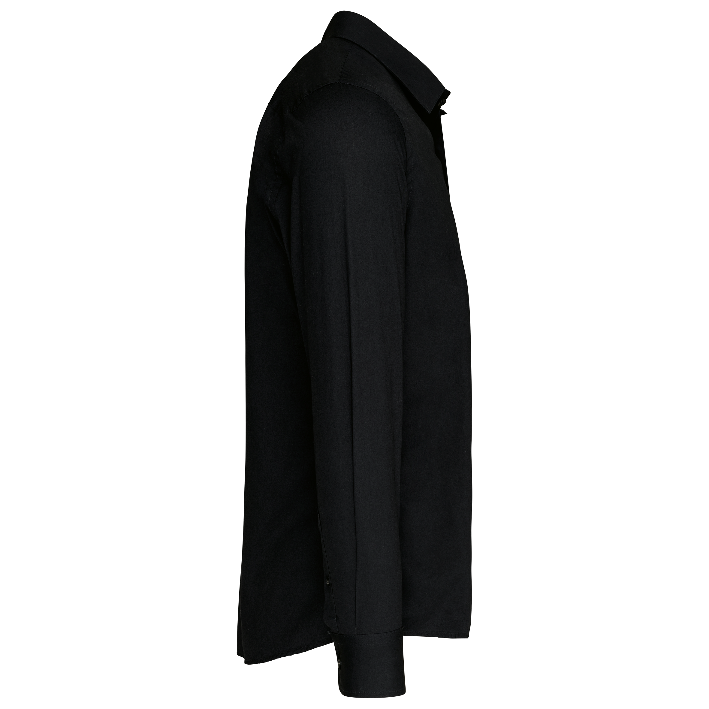 Langärmeliges Popeline-Herrenhemd