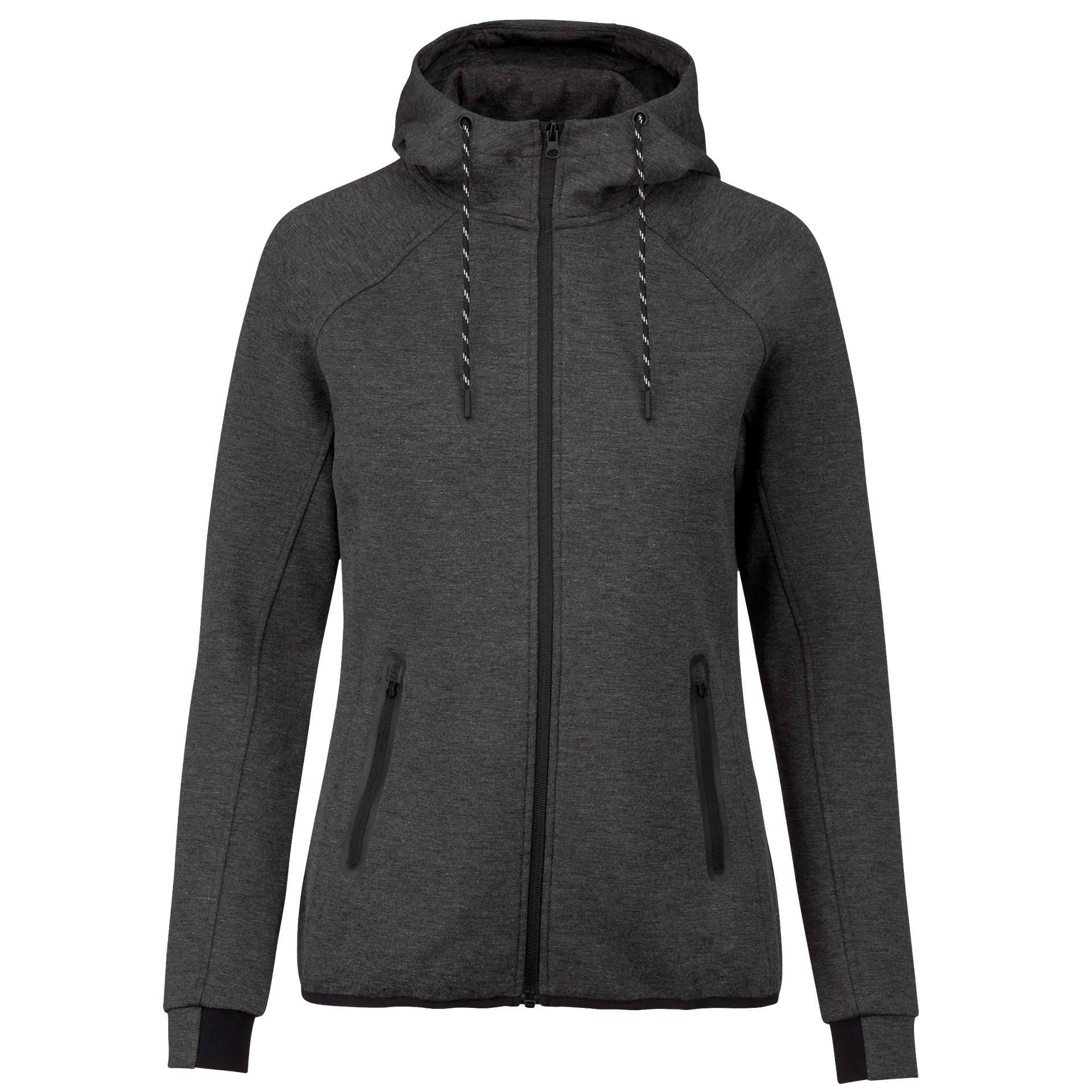 Damen-Funktions- performance Kapuzenjacke