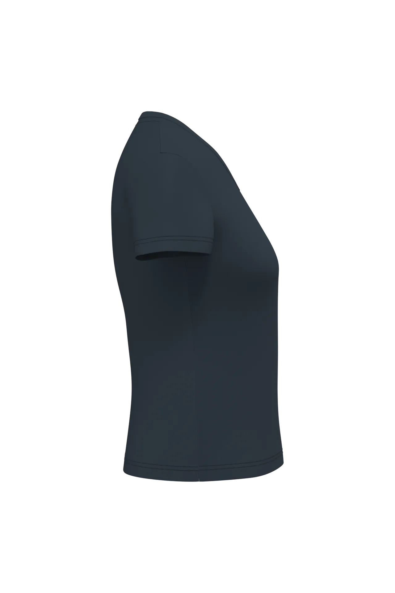 Antibakterielles, umweltfreundliches T-Shirt mit V-Ausschnitt für Damen