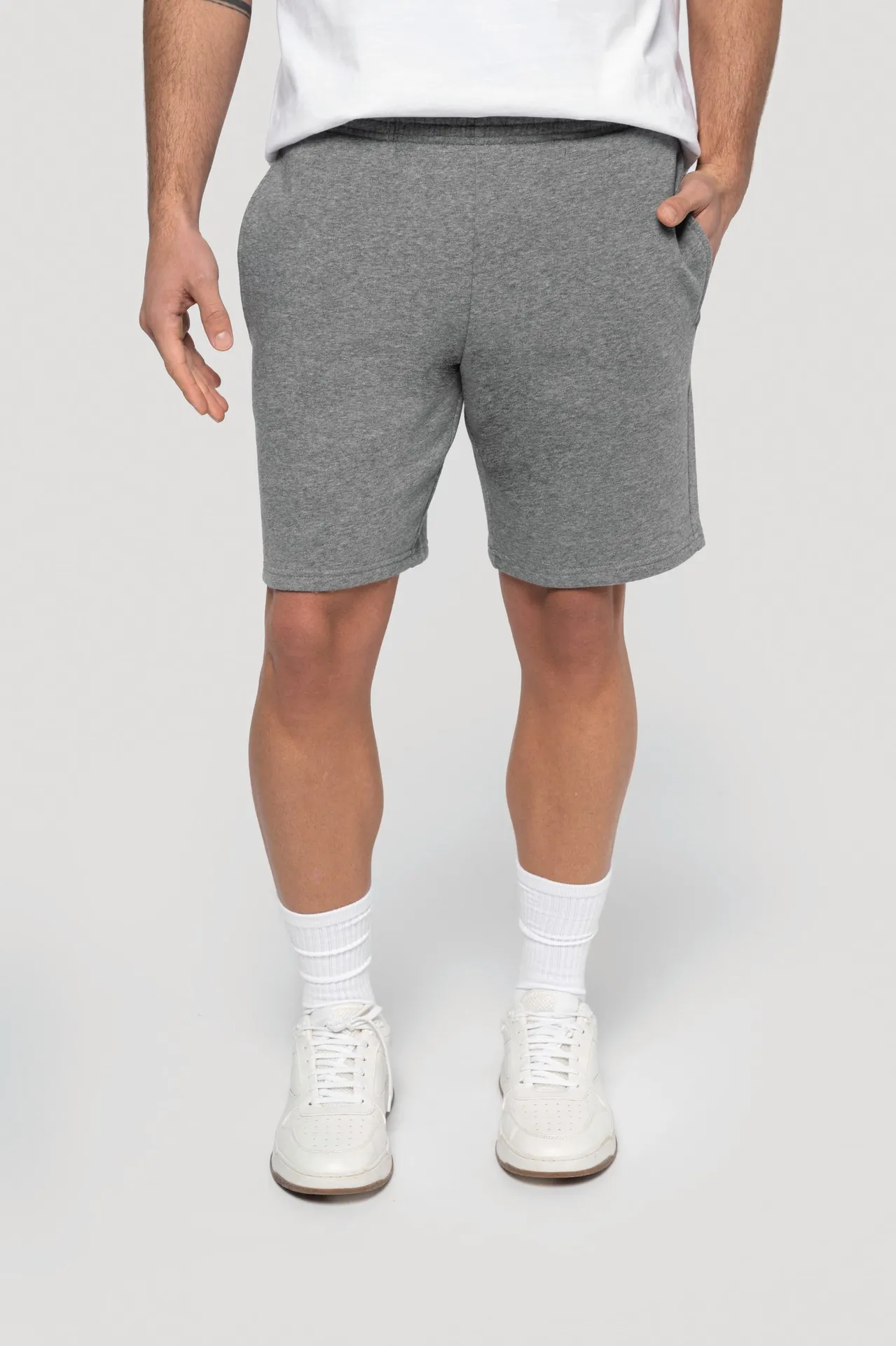Eco-friendly fleece bermuda shorts