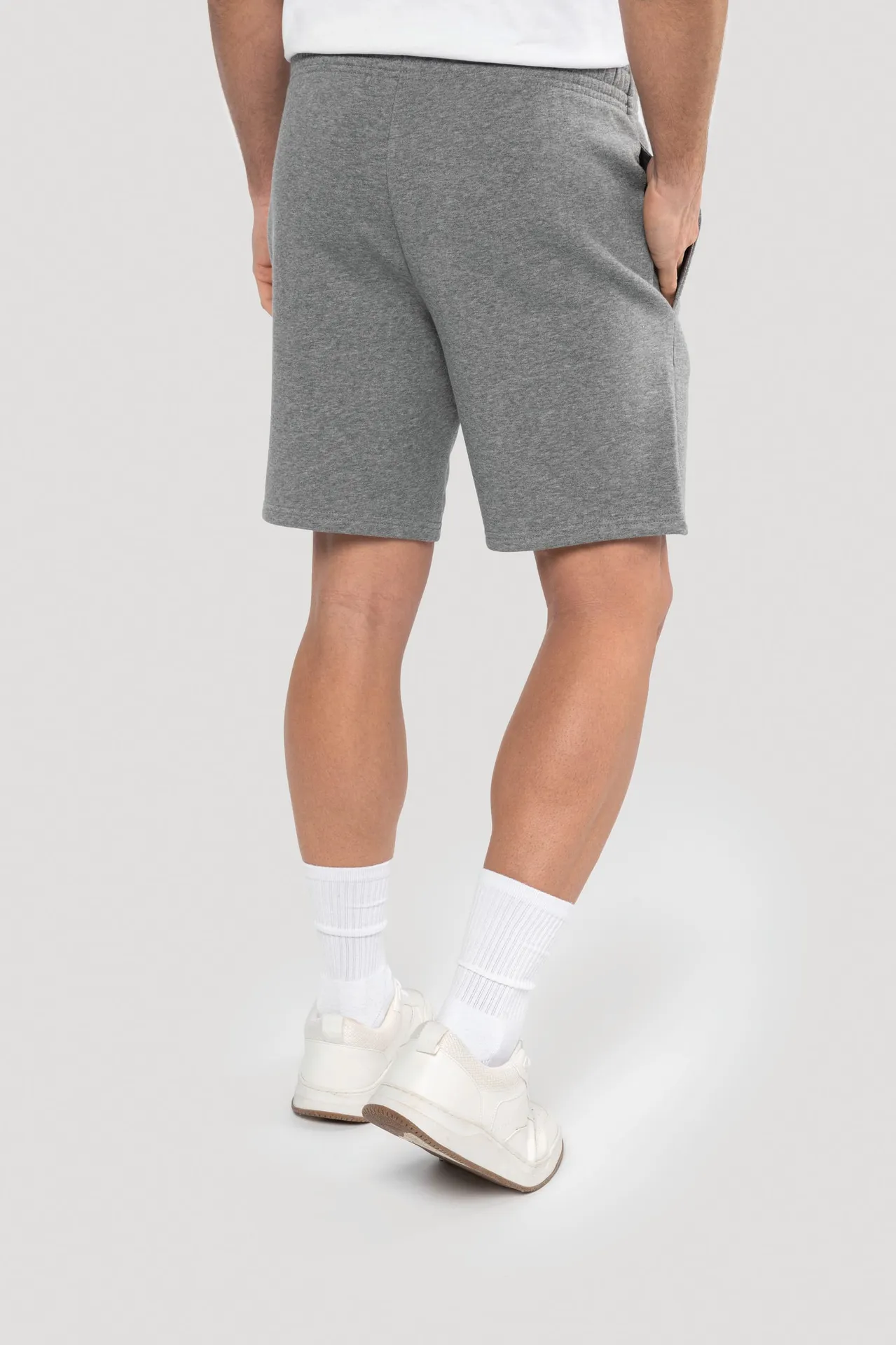 Eco-friendly fleece bermuda shorts