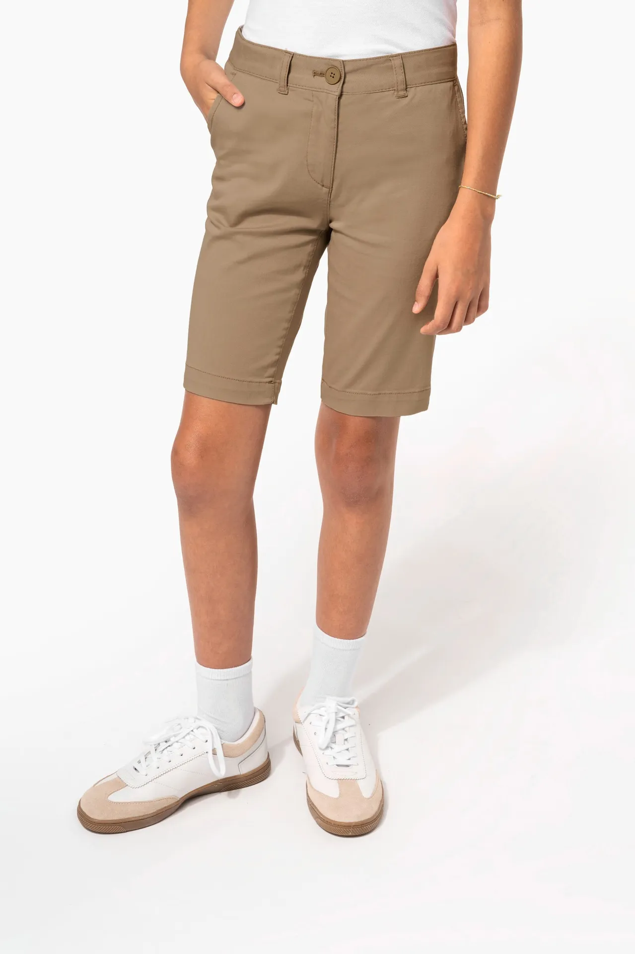 Chino-Bermudashorts für Mädchen