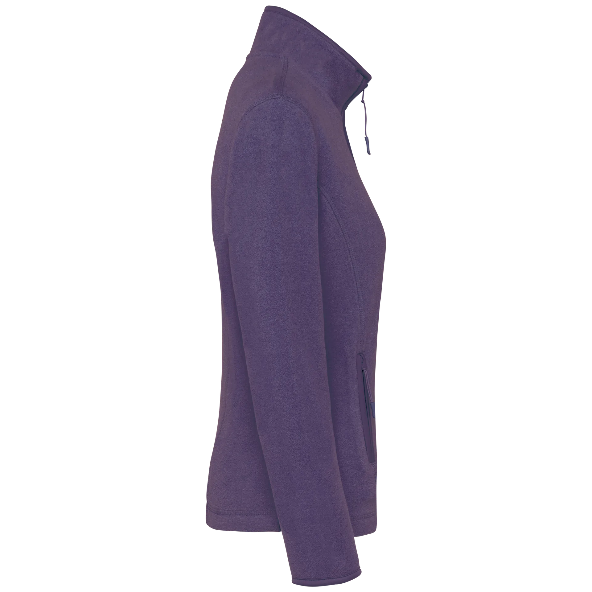 Mikrofleece-Jacke mit Reißverschluss für Damen