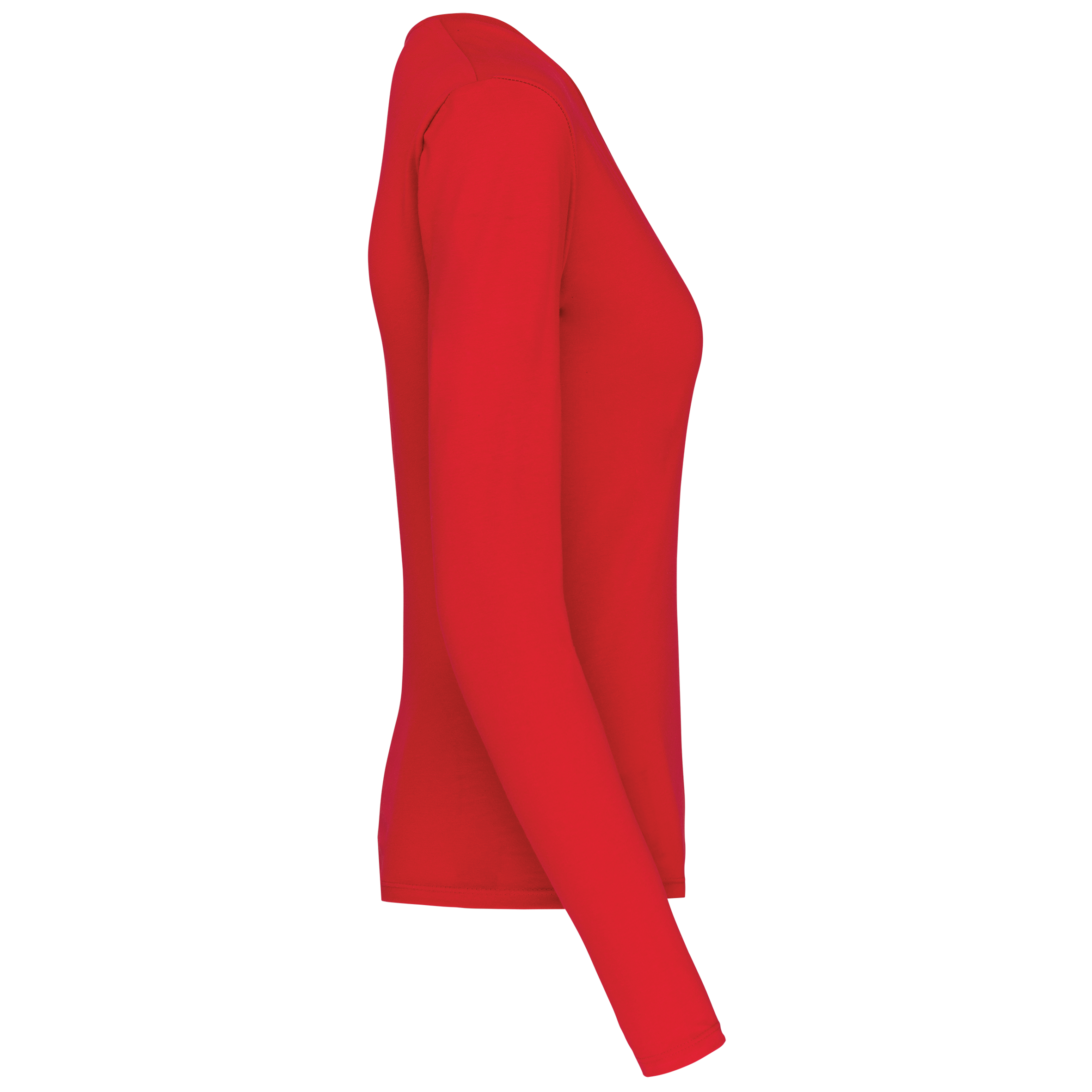 Ladies' long sleeve V-neck T-shirt