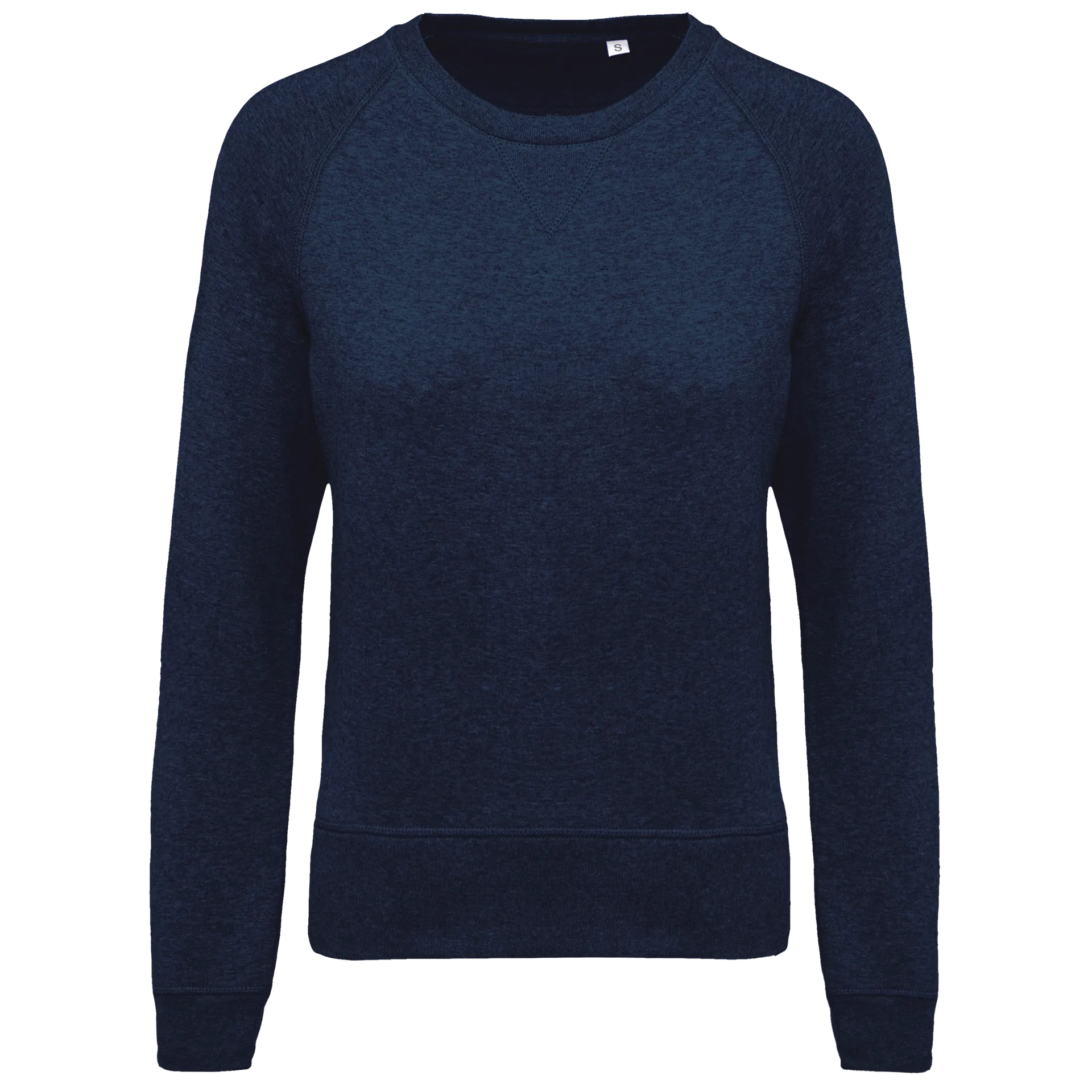 Damen Sweatshirt BIO-BAUMWOLLE Rundhalsausschnitt Raglanärmel