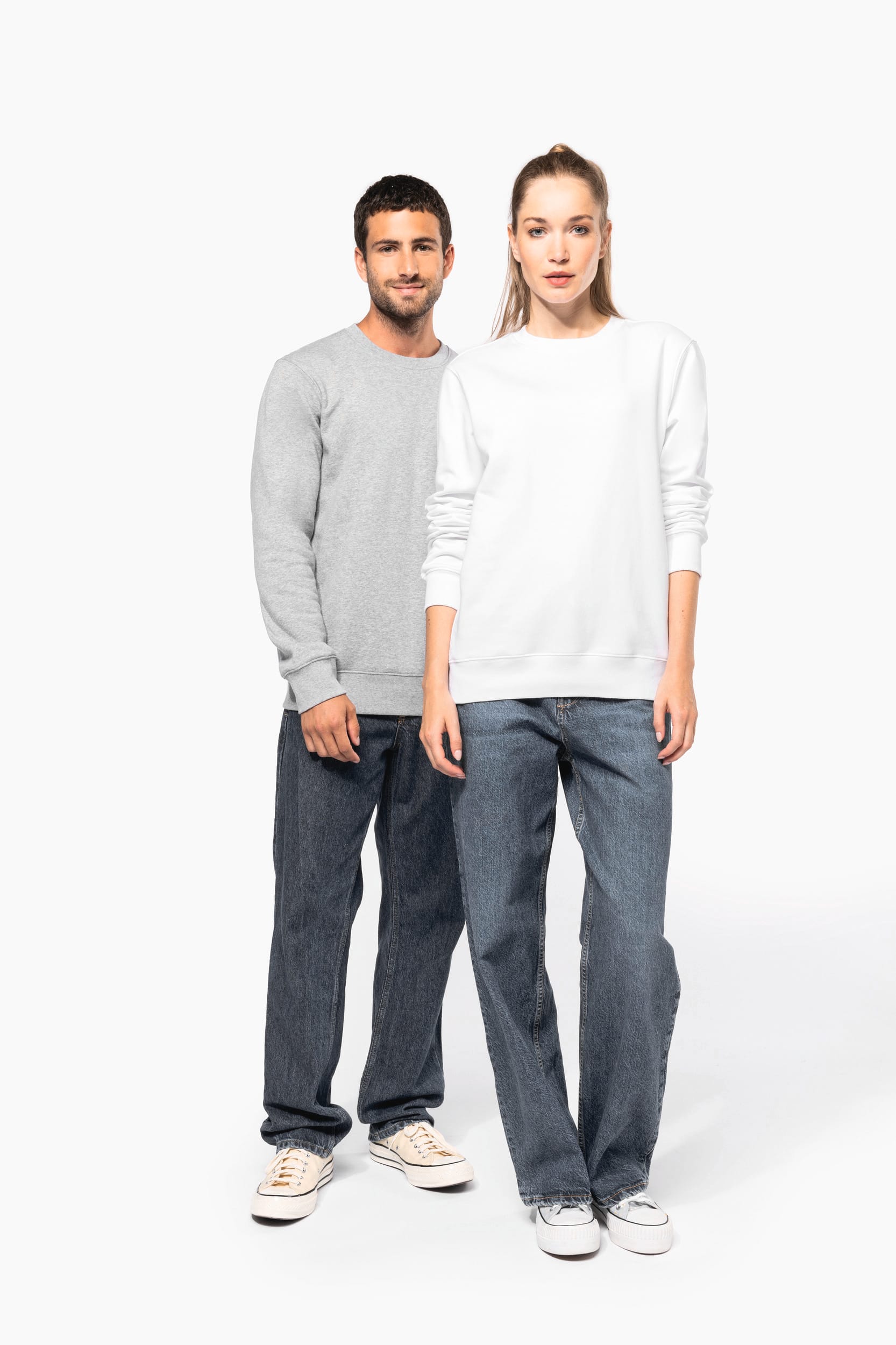 Unisex-Sweatshirt mit Rundhalsausschnitt 80/20