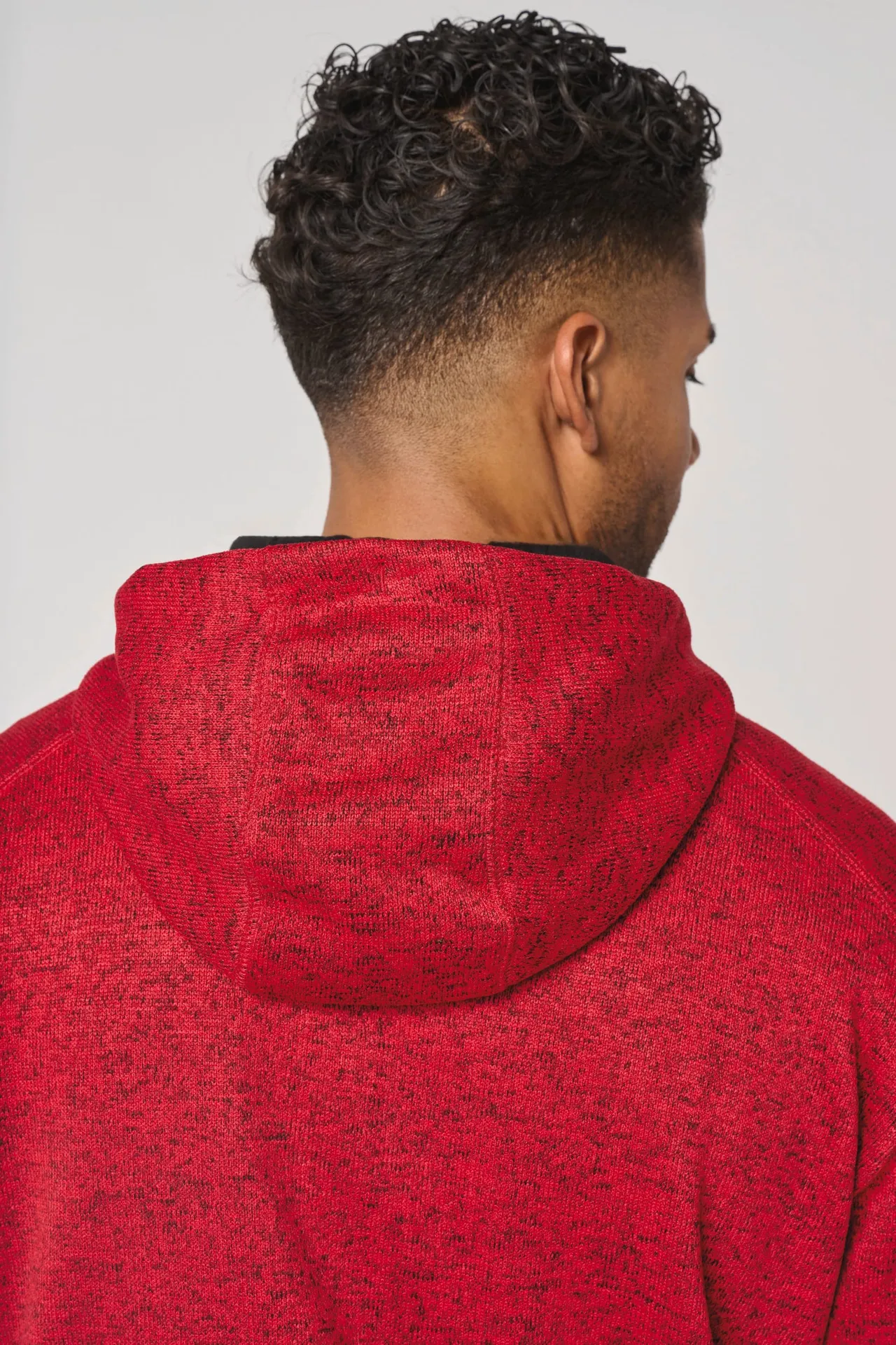 Herren-Hoodie aus Chiné