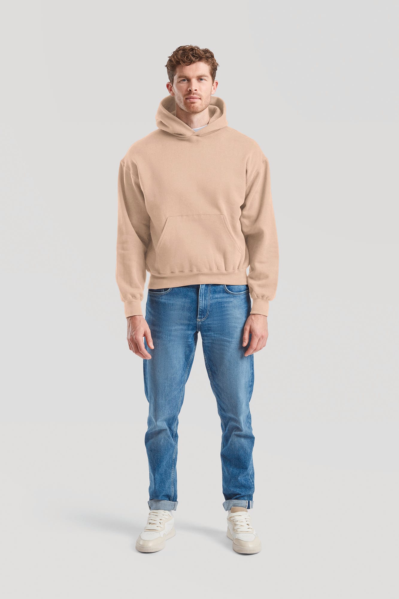Mann Baumwolle Kapuzen-Sweatshirt