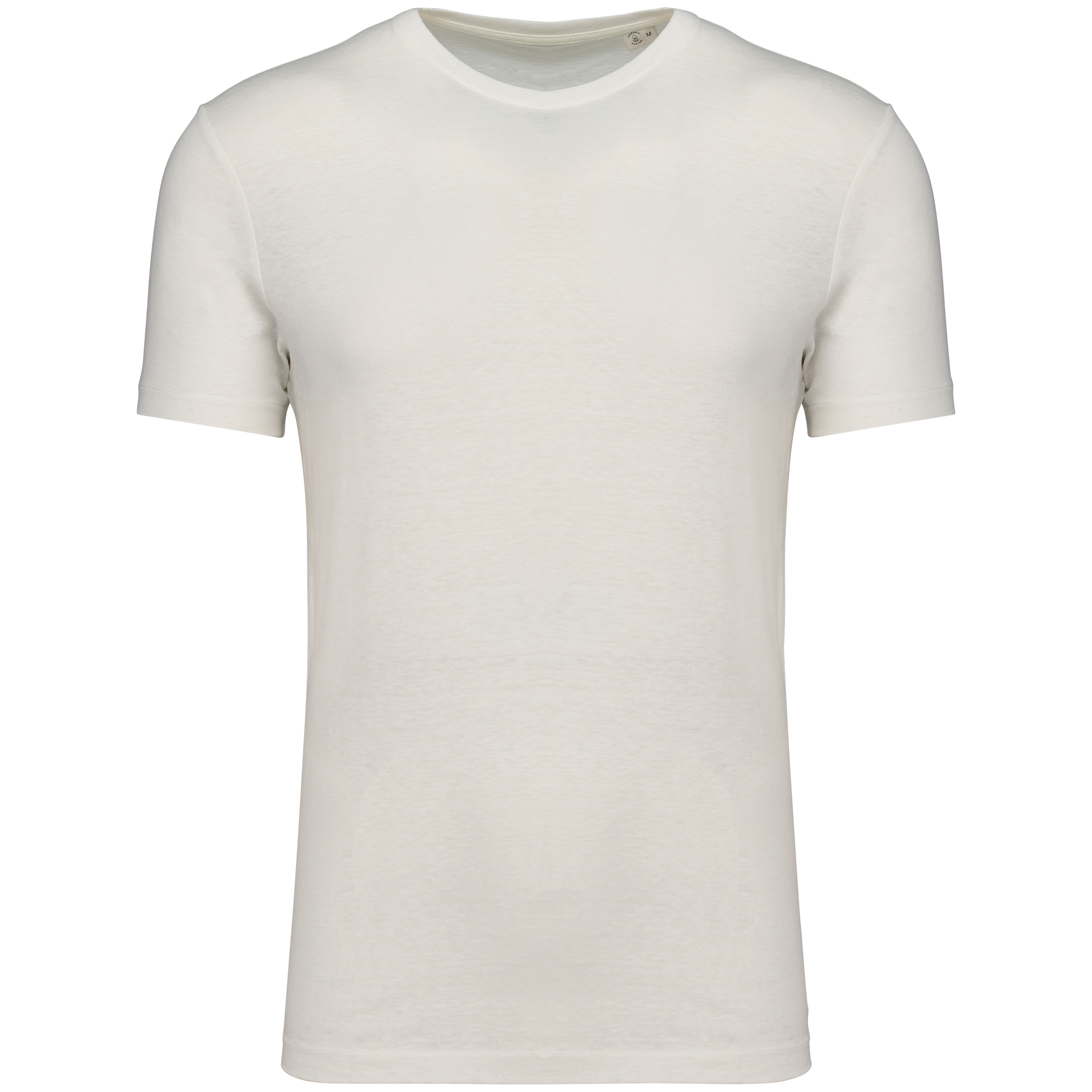 Umweltfreundliches Unisex-T-Shirt aus Biobaumwolle und Leinen